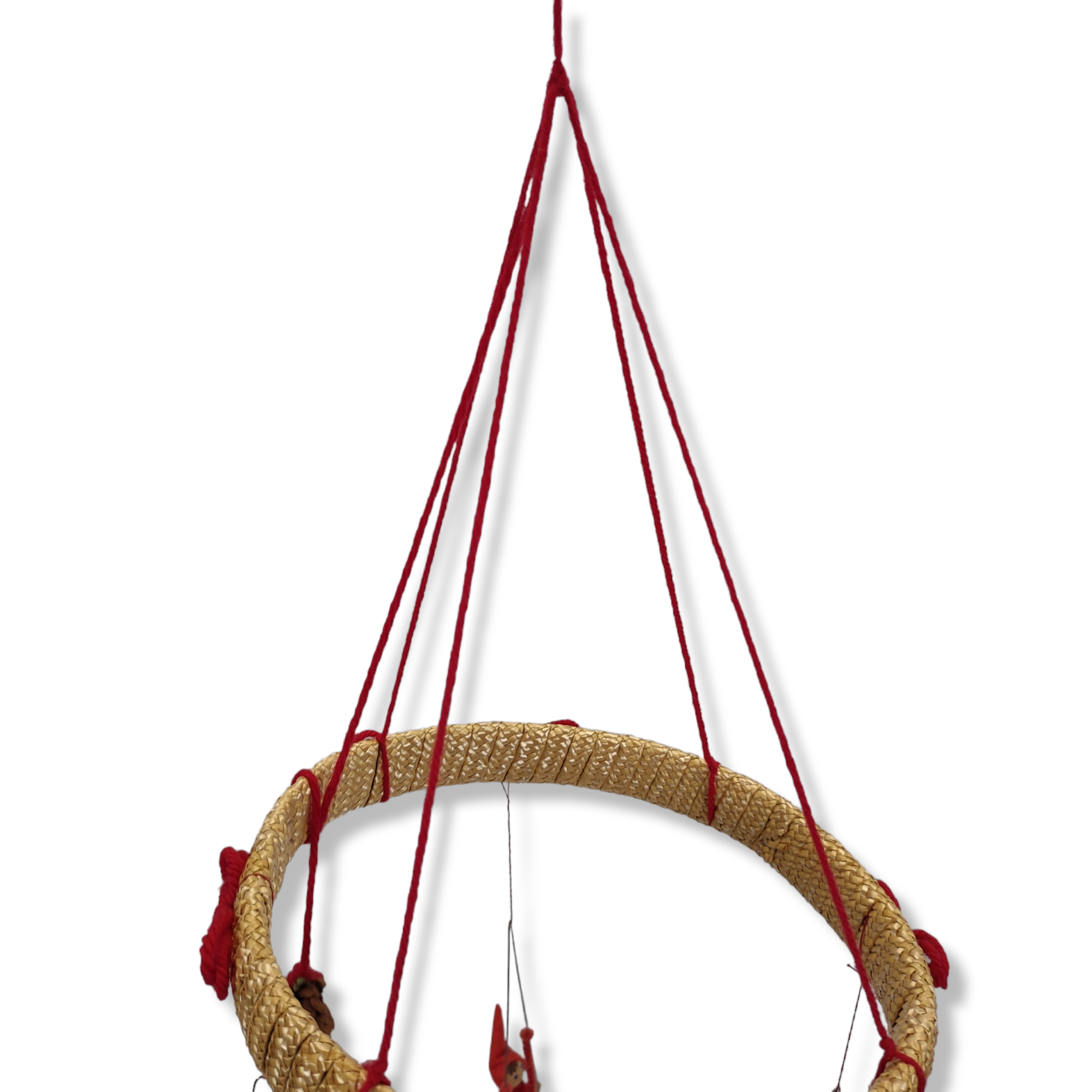 Vintage 80s Swedish Hanging Christmas Wreath Scandinavian | Shop THRILLING Vintage 80s Swedish Hanging Christmas Wreath Scandinavian | Shop THRILLING