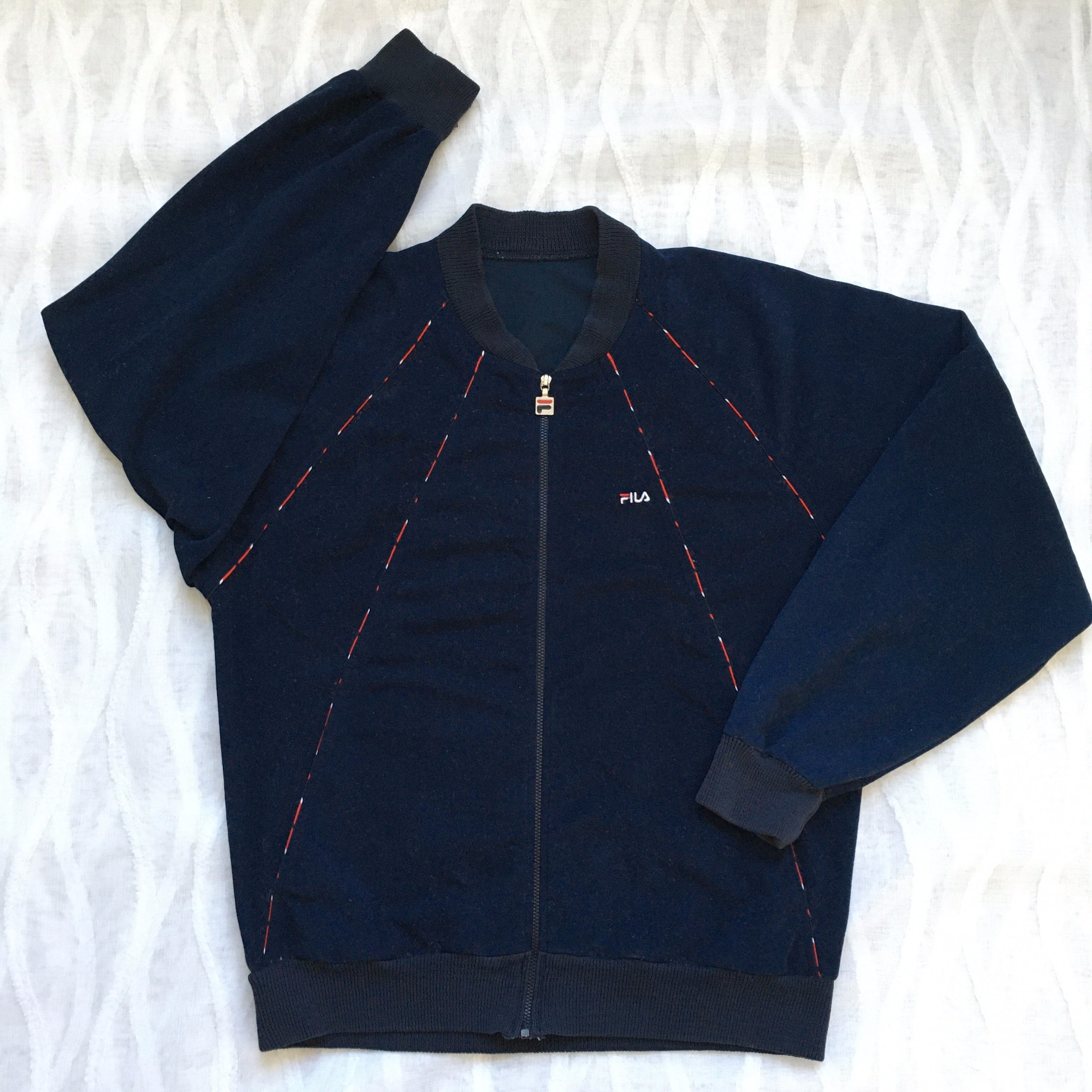 Vintage 90 s Fila Tracksuit Full Zip Jacket Pants Pockets by Fila Shop THRILLING