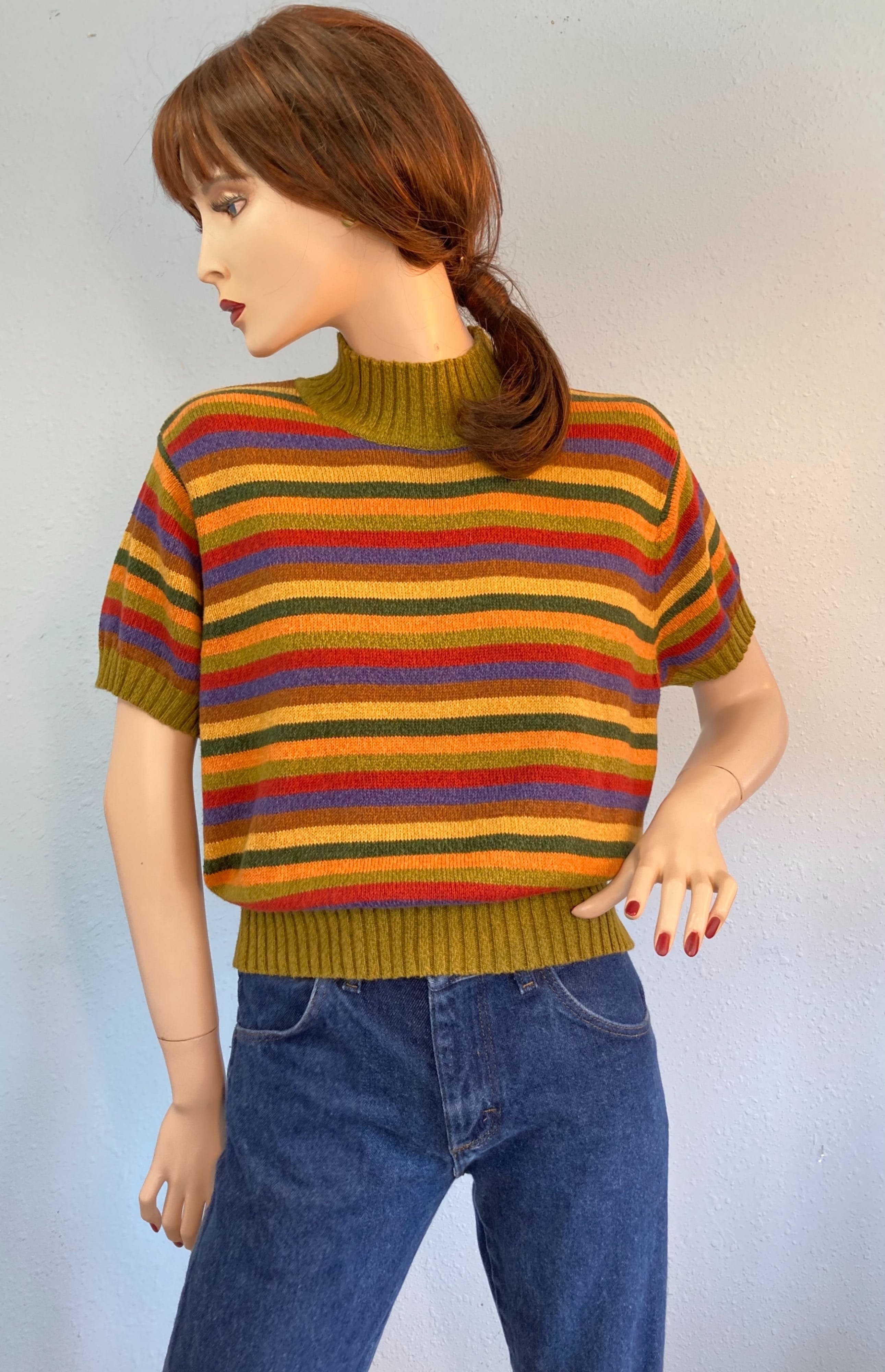 Liz claiborne striped outlet sweater