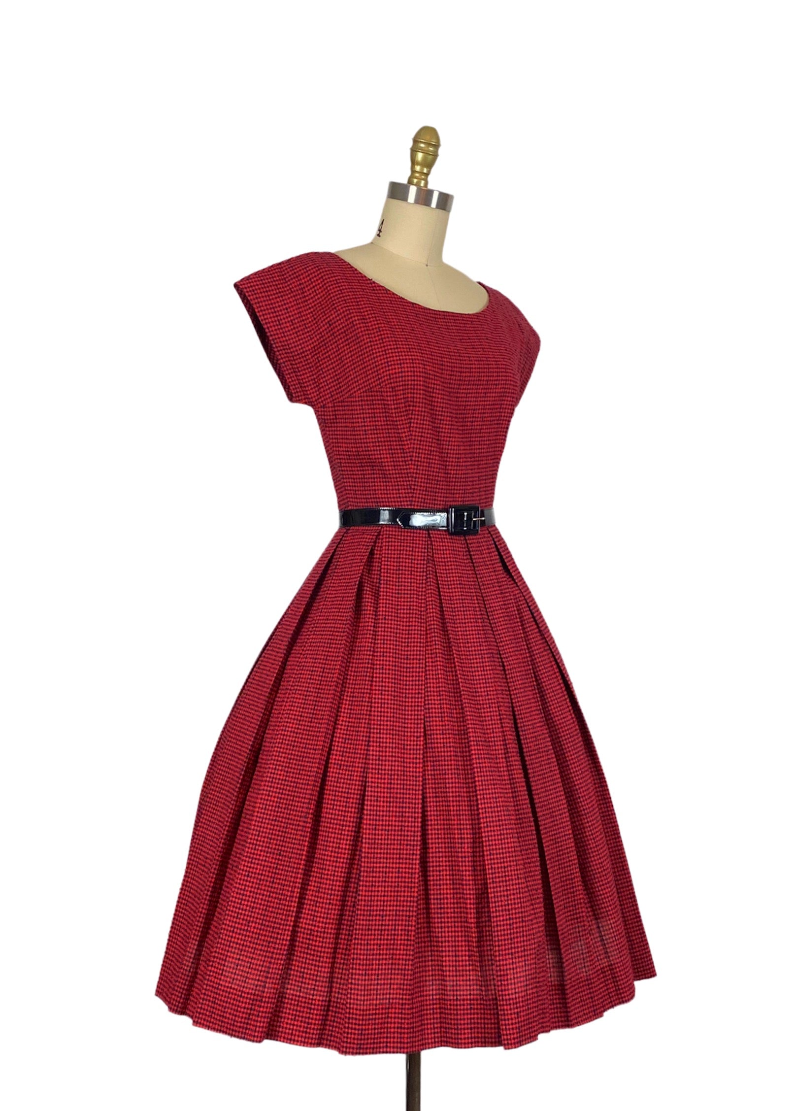 Vintage 50s Fit And Flare Dress With Matching Jacket