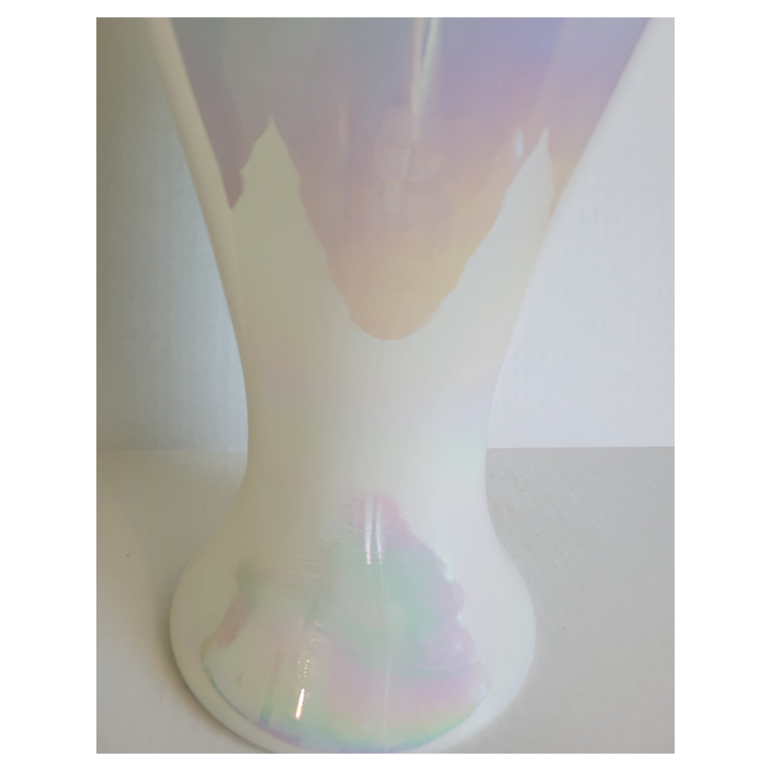 80s Vintage Iridescent Cambridge Glass Vase By Cambridge Shop Thrilling 6664