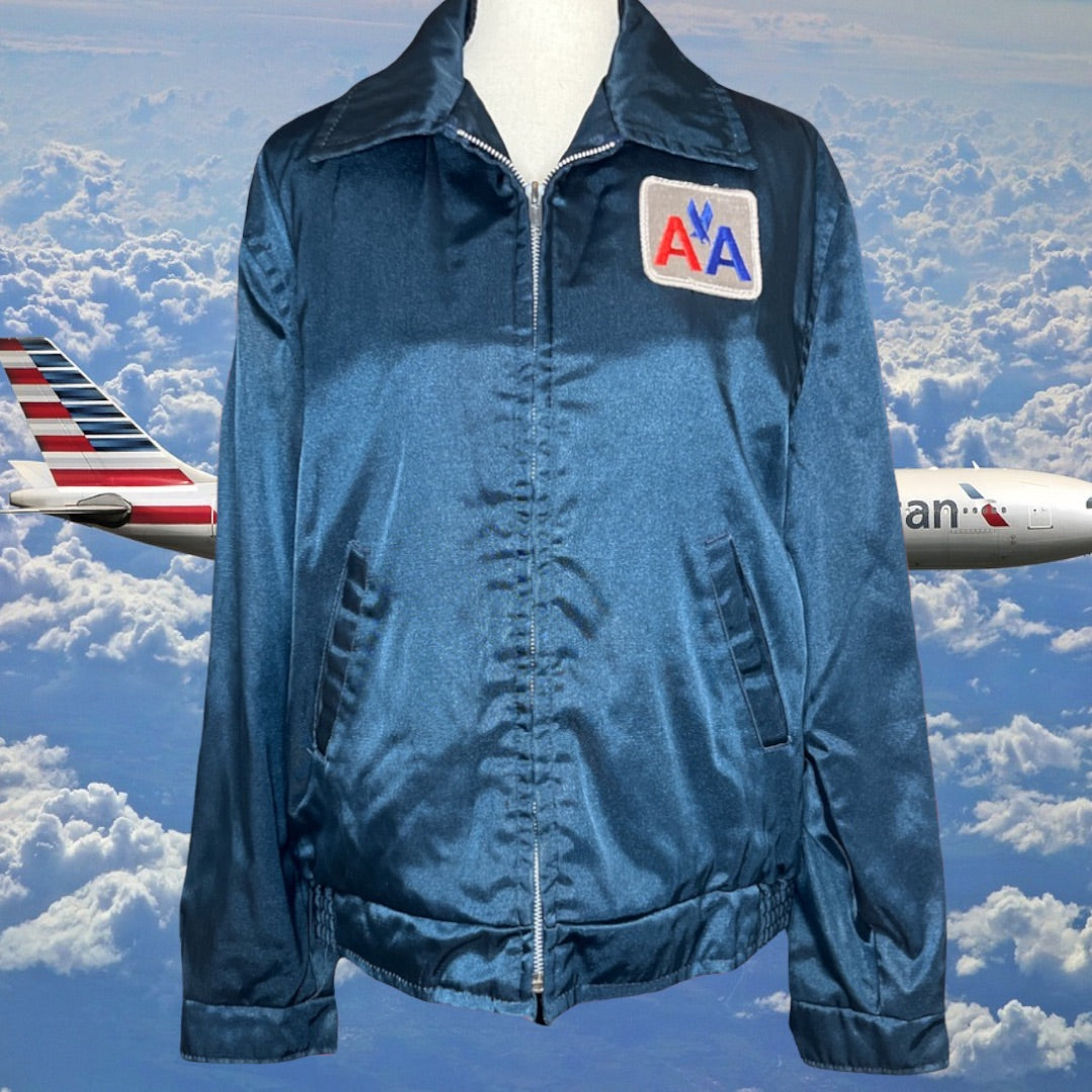 Vintage 80s American Airlines Ground Crew Water Repellent Coat By Golden  Fleec | Shop THRILLING