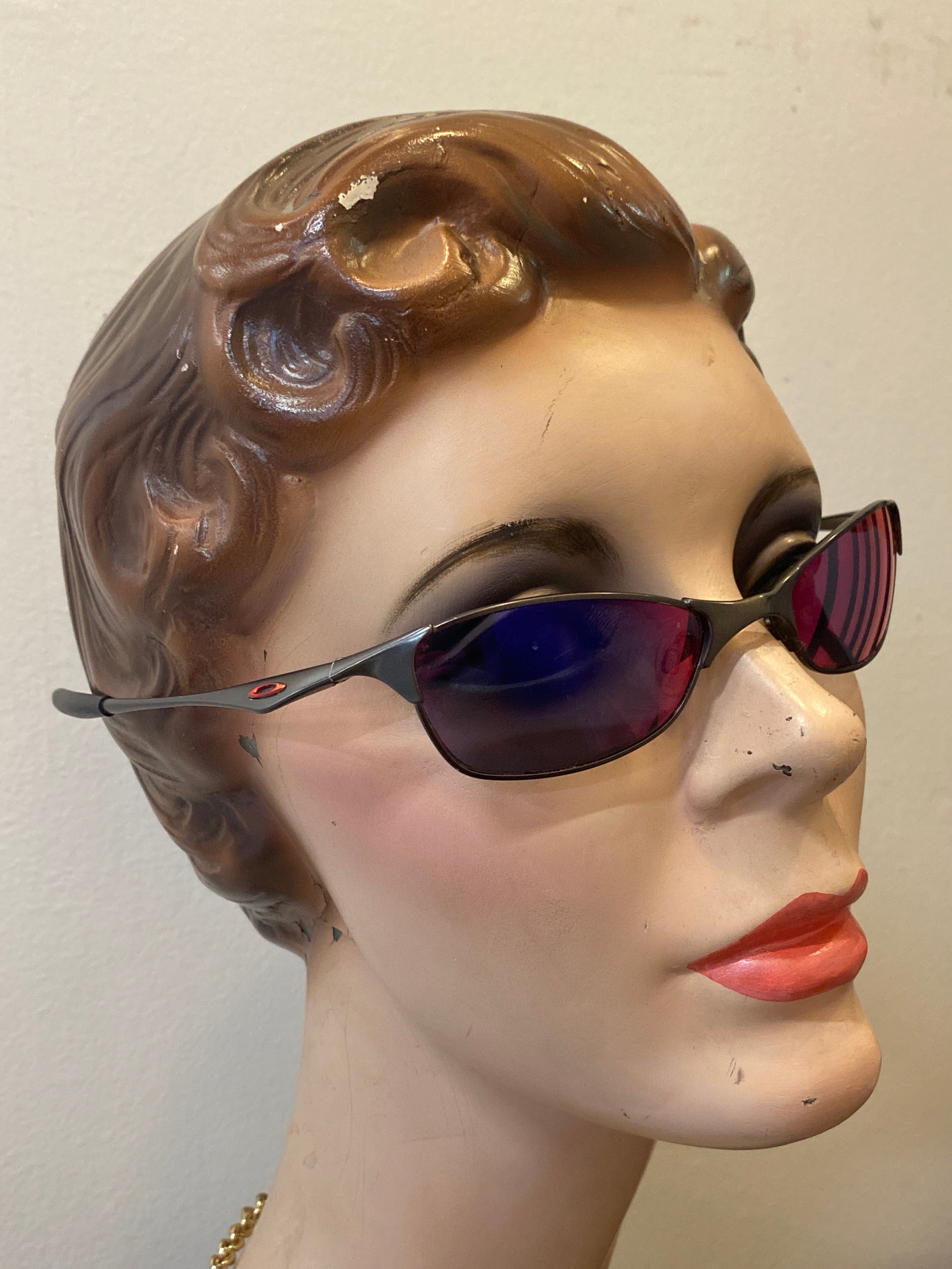 Vintage 90s Oakley Wiretap Romeo Juliet Pewter Iridium Lenses by Oakley  Wireta | Shop THRILLING