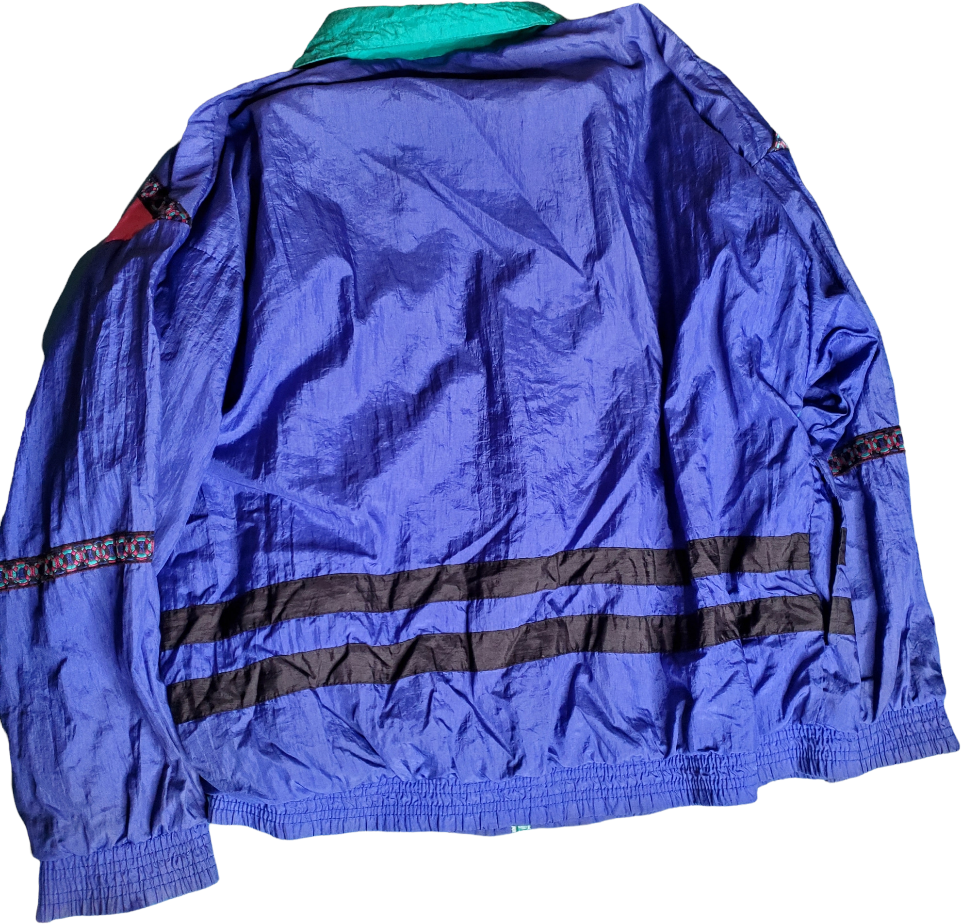 Vintage 90s Men's Purple Pink Teal Full Zip Windbreaker Jacket By Casual  Isle | Shop THRILLING