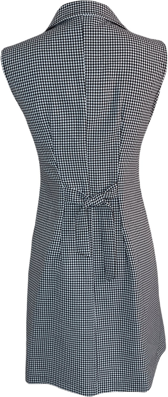 Vintage 90’s Checkered Double Breasted Button Up Dress by All That Jazz