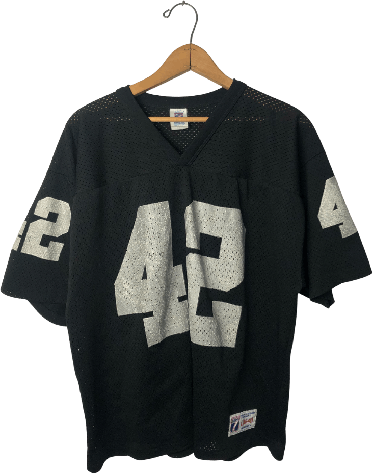 Vintage 90's Oakland Raiders #42 Mesh Football Jersey by