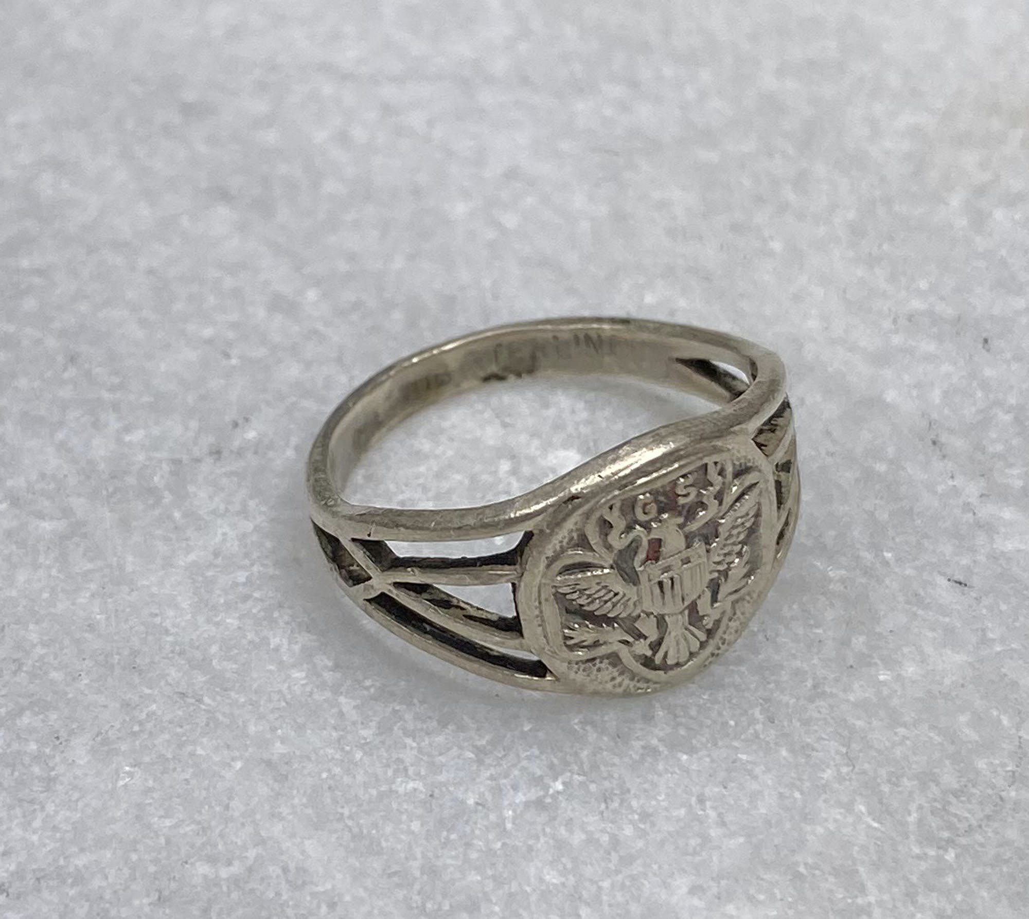 Vintage 30's Sterling Silver Collectable Girl Scout Ring Shop THRILLING