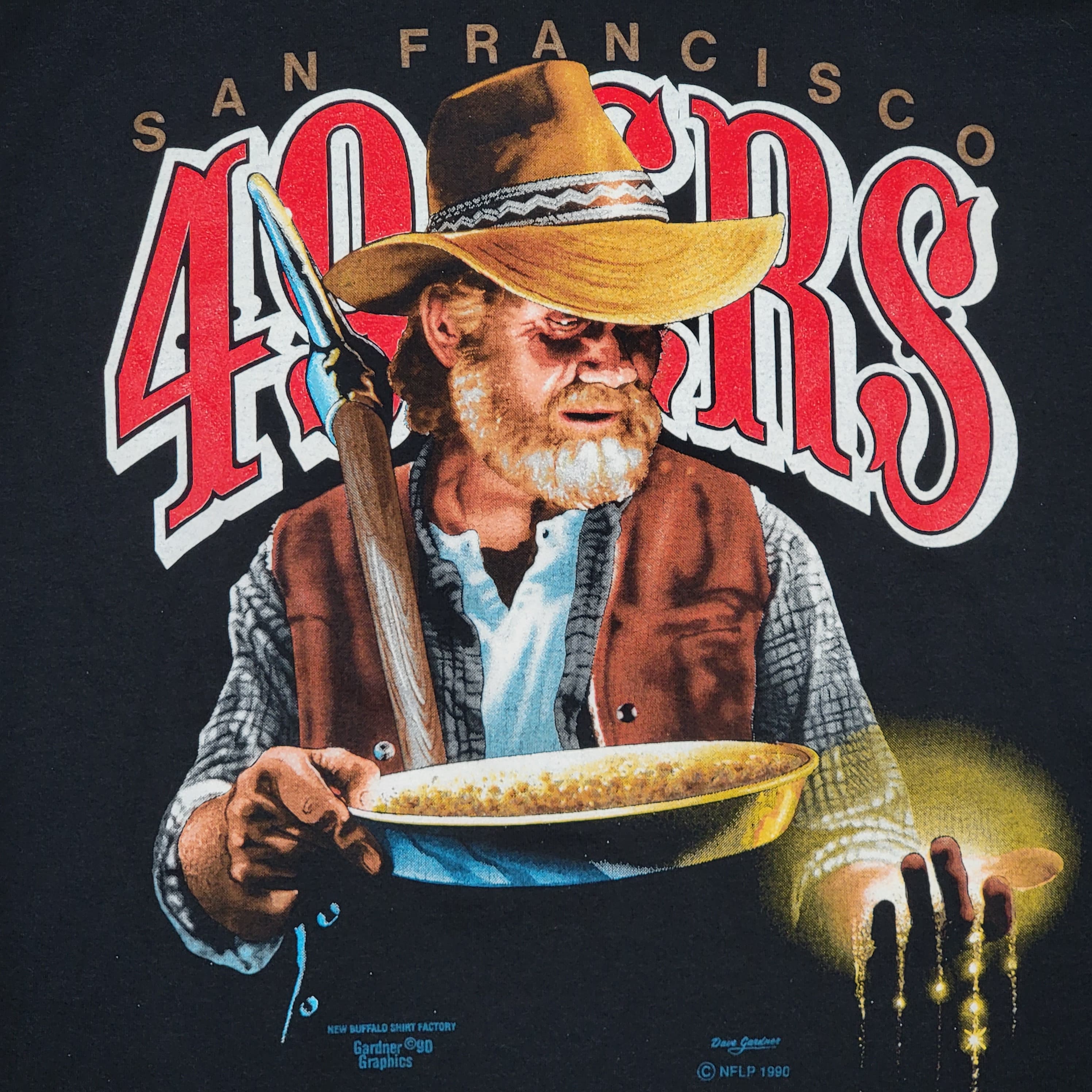 90s San Francisco 49ers Vintage 90s Miner T-shirt By Screen Stars Nfl