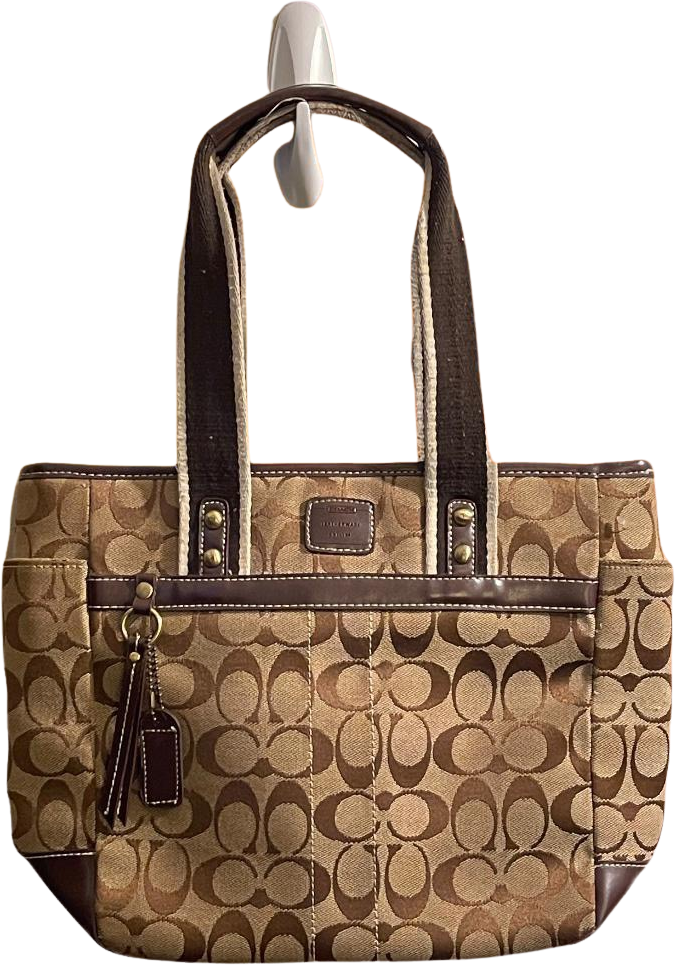 Vintage Signature Heritage Stripe Tote By Coach Shop THRILLING