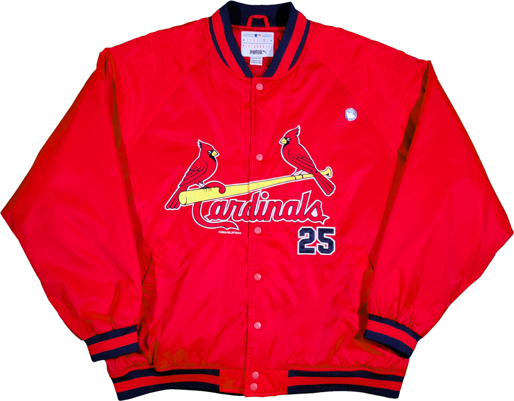 St. Louis Cardinals MLB Merchandise Leather Jacket NWT 