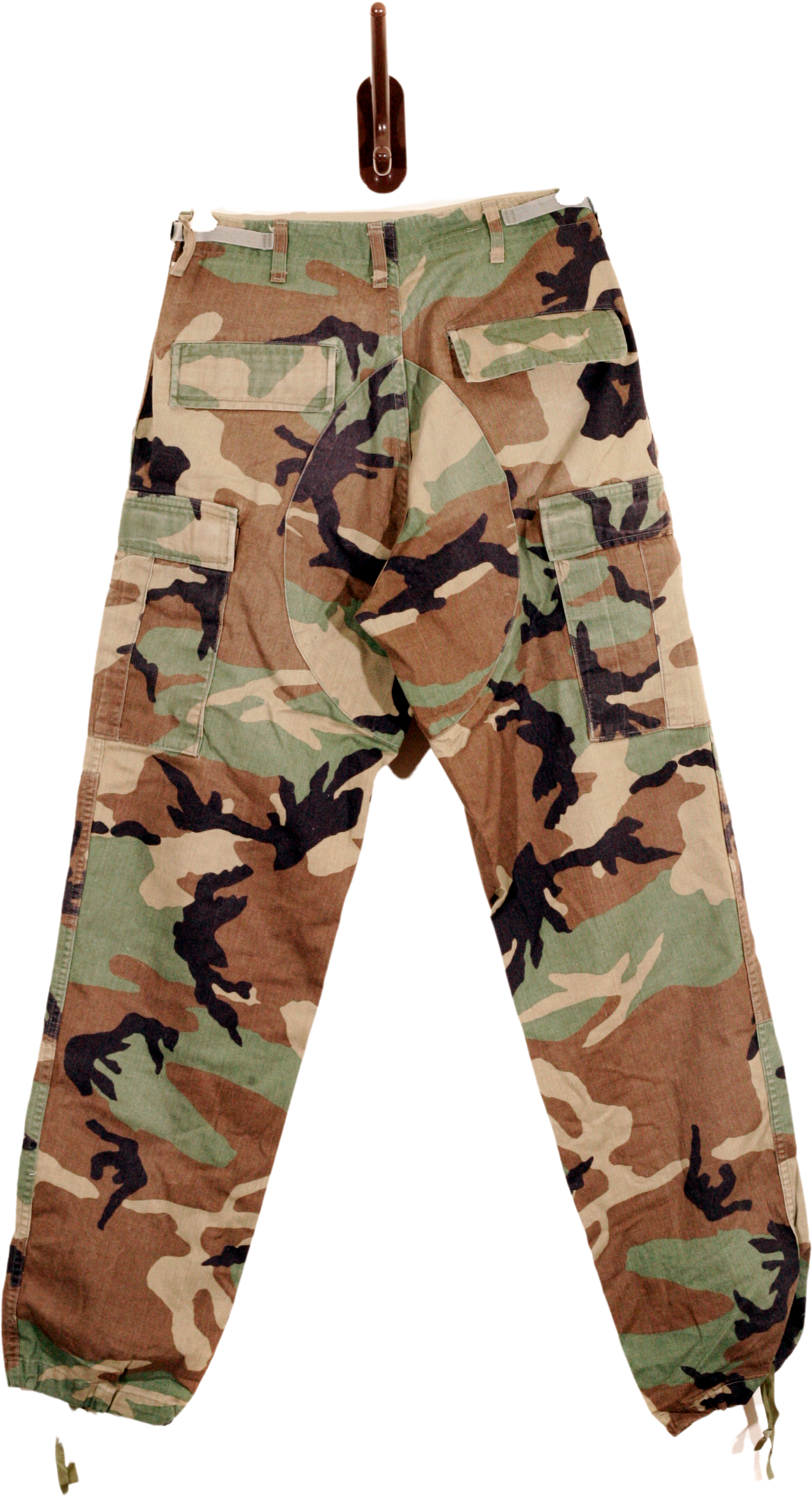 90s Vintage Woodland Camo Military Cargo Pants Sml-lng By U.s.