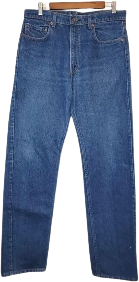 70s/80s Xx 505-0217 Regular Fit Straight Men's Jeans By Levi's