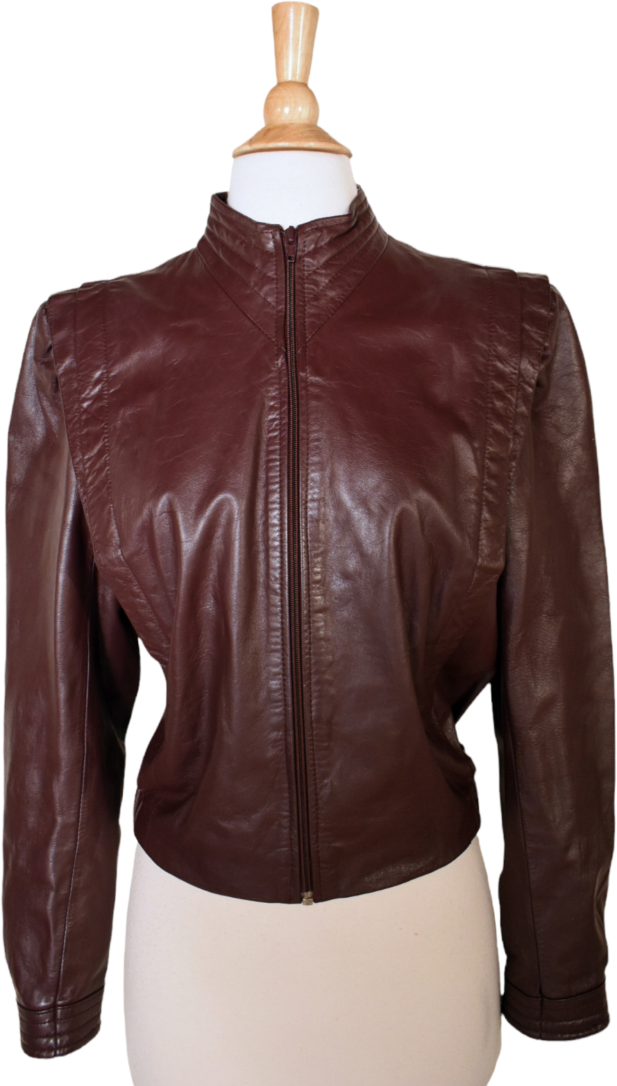 Inmyelementclothing Cropped Leather Jacket, Vintage Brown Leather Bomber Jacket, Cropped Bomber Jacket, Distressed Brown Leather Jacket