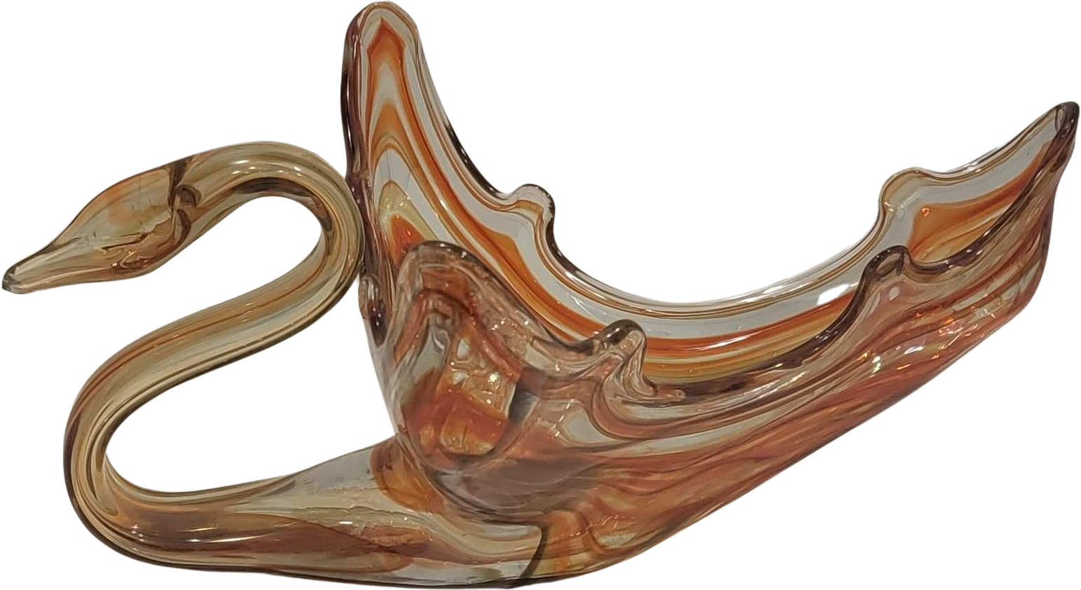 Vintage Murano Art Glass Swan Bowl, Circa 1960s — portmanteau new york