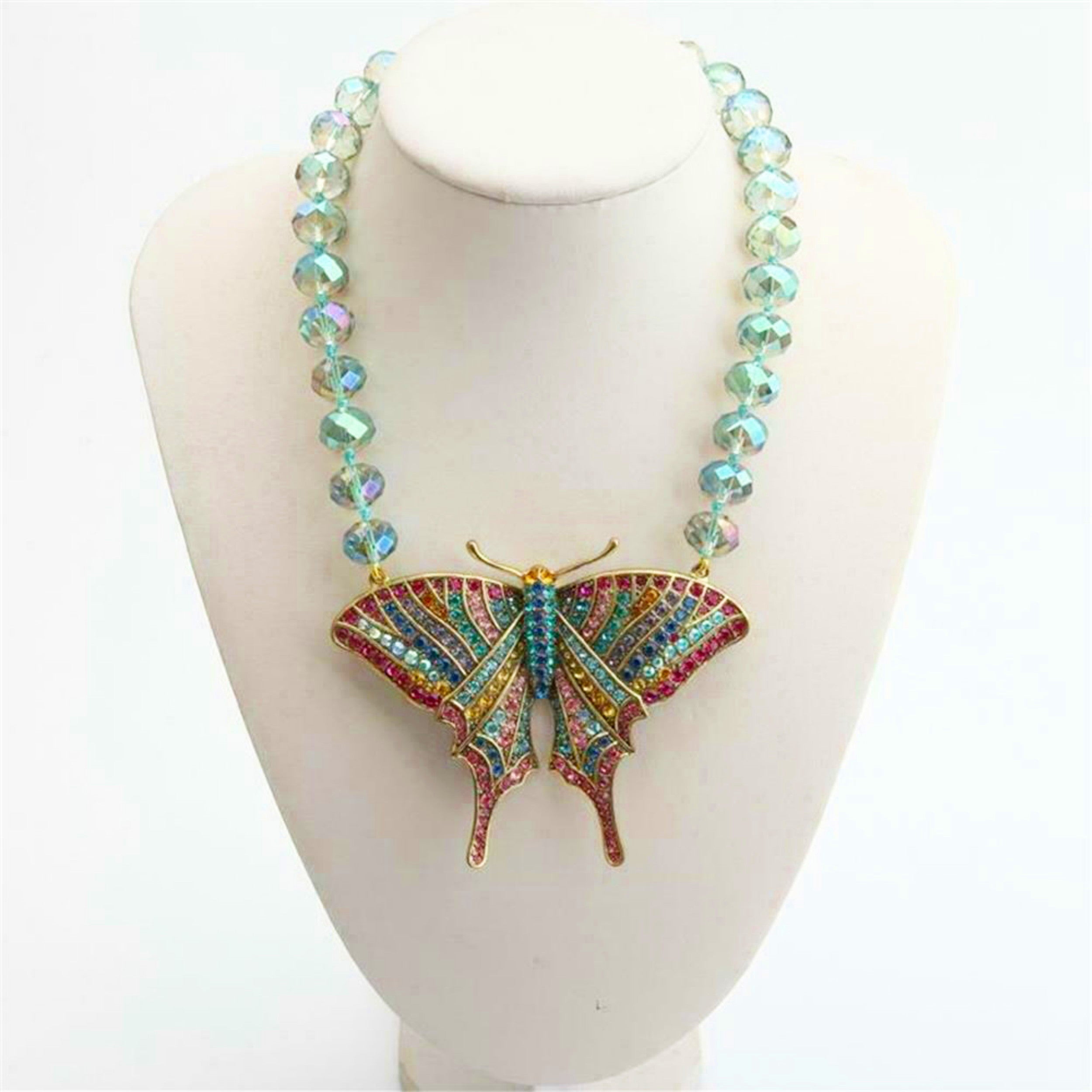 Heidi on sale daus rainbow butterfly necklace