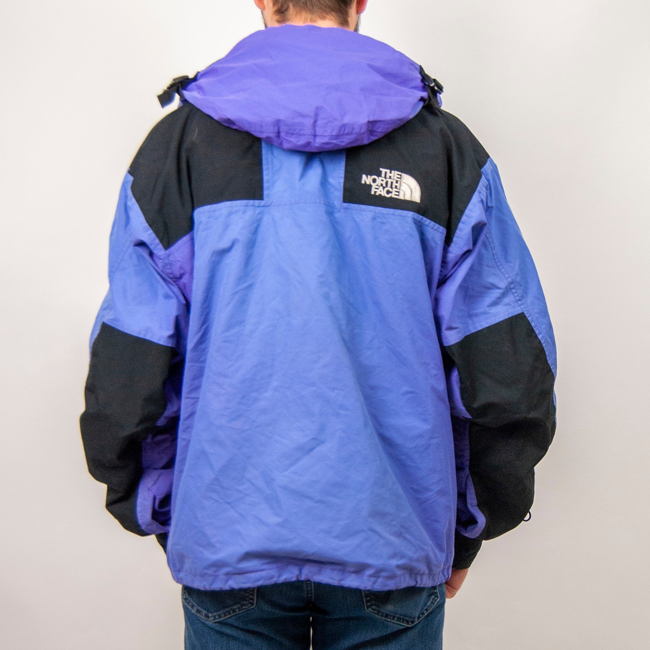 Mens Vintage Mountain Equipment GORE-TEX Jacket Blue Purple Size XL