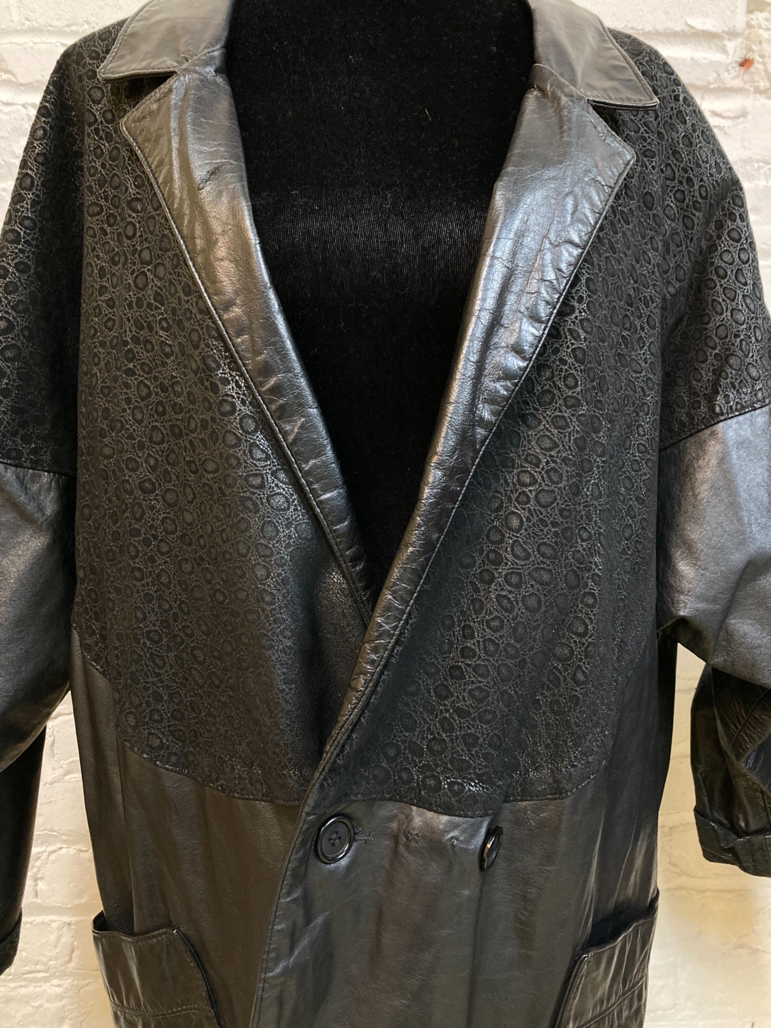 Vintage 80's Black Leather Jacket by Northside Fashions | Shop