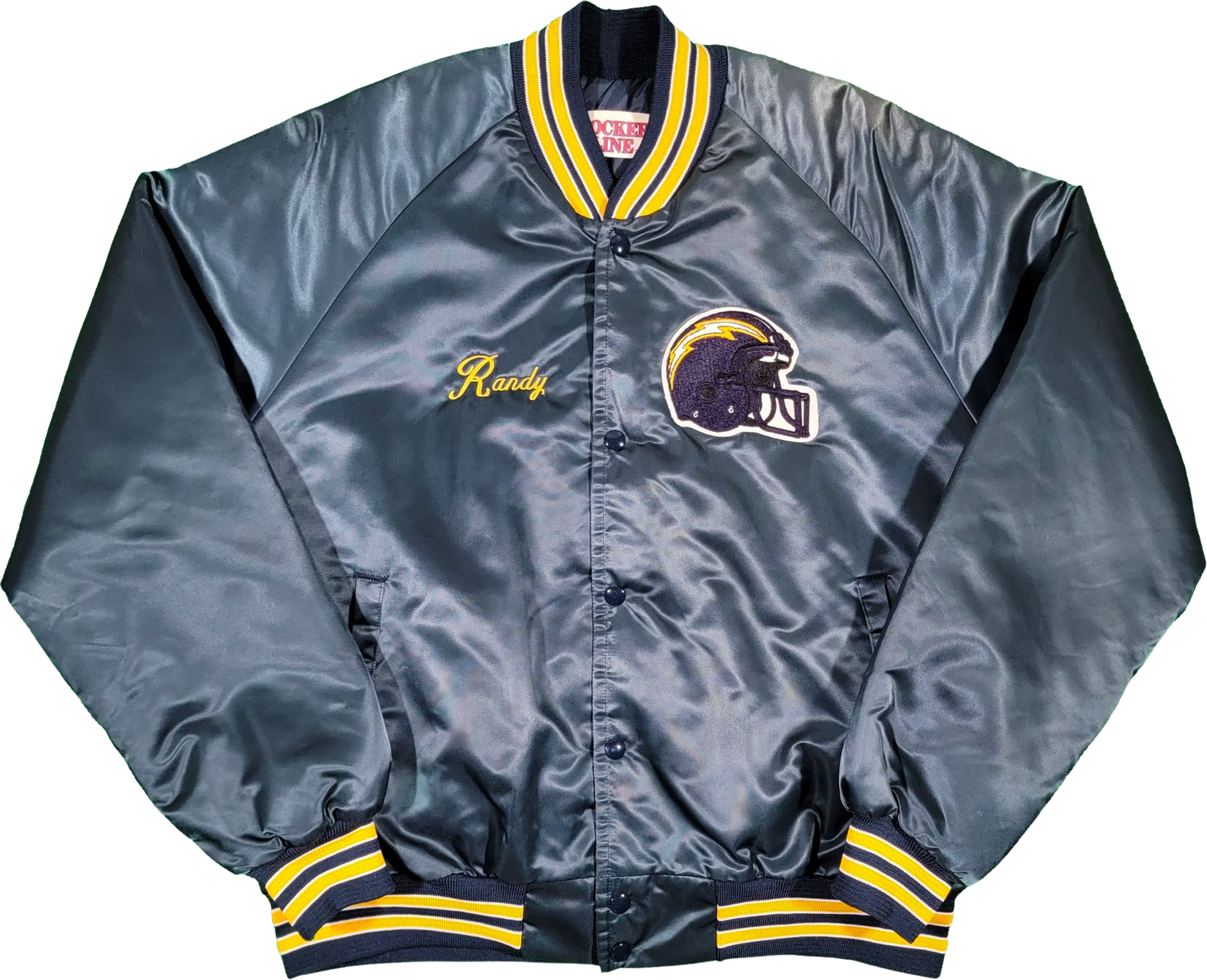 90's San Diego Chargers Starter Satin NFL Bomber Jacket Size XL – Rare VNTG