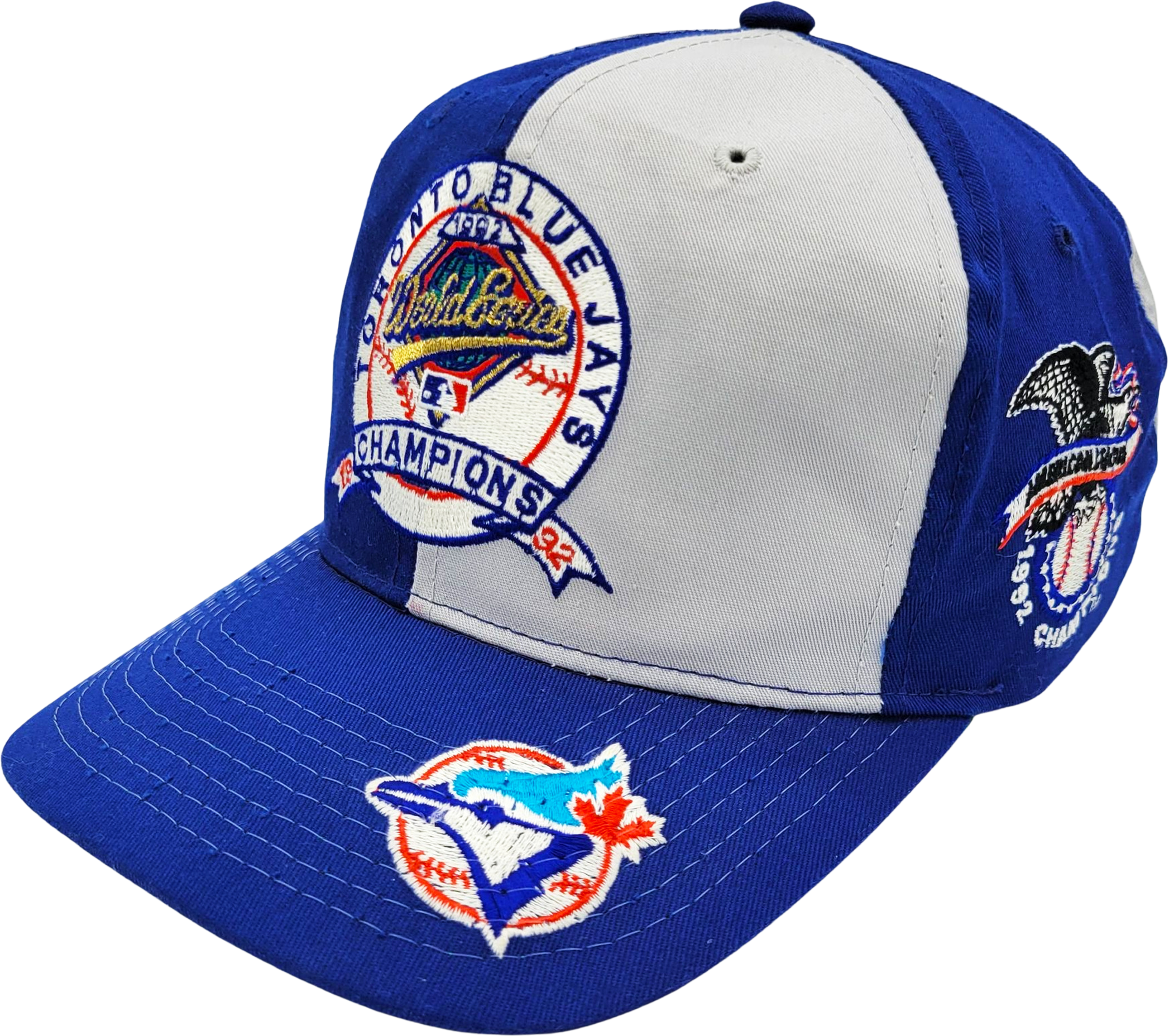Toronto Blue Jays Vintage 1992 1993 MLB World Series Champions Snapback Cap  Hat