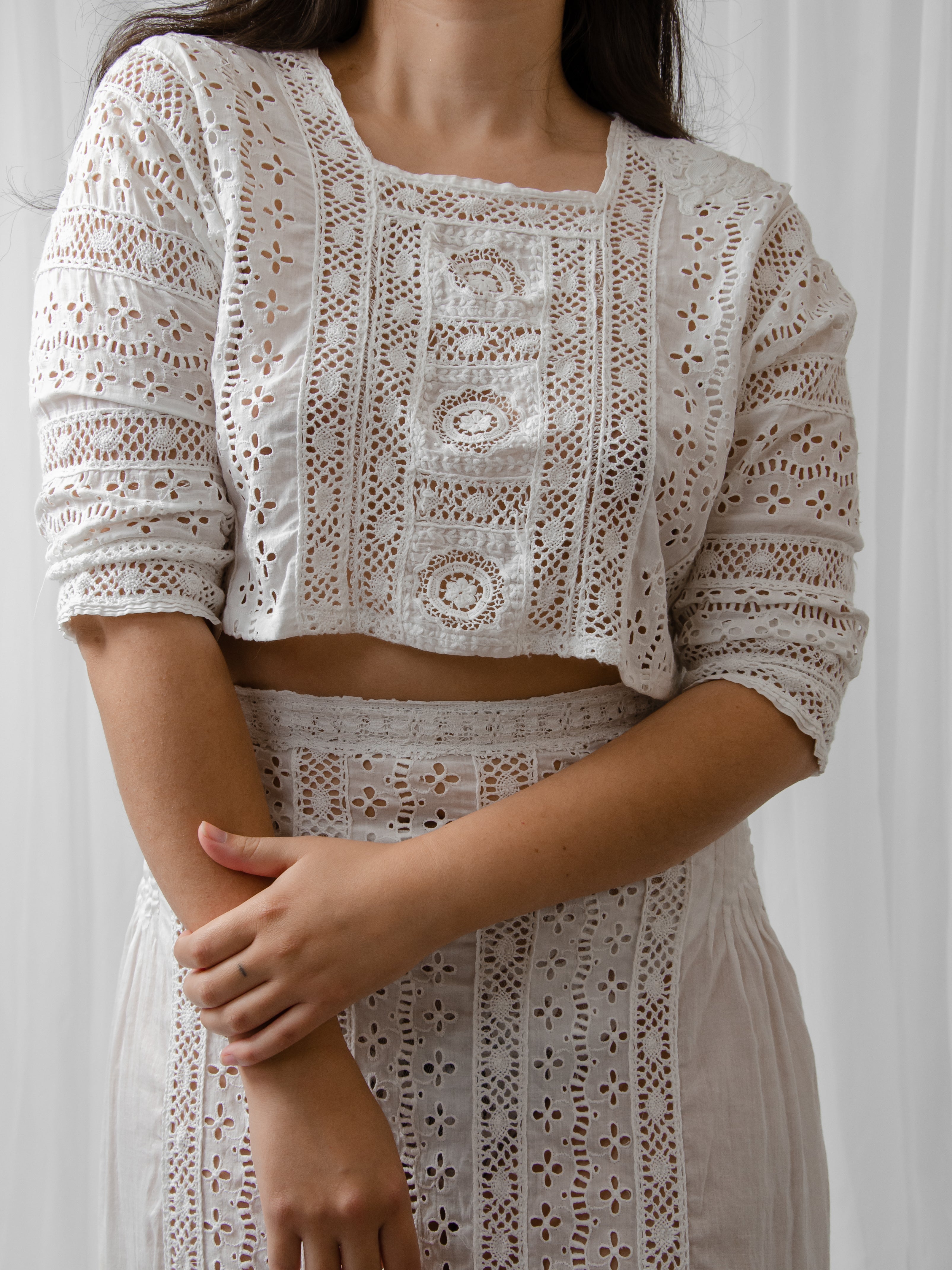 Heirloom Crop Top with Skirt