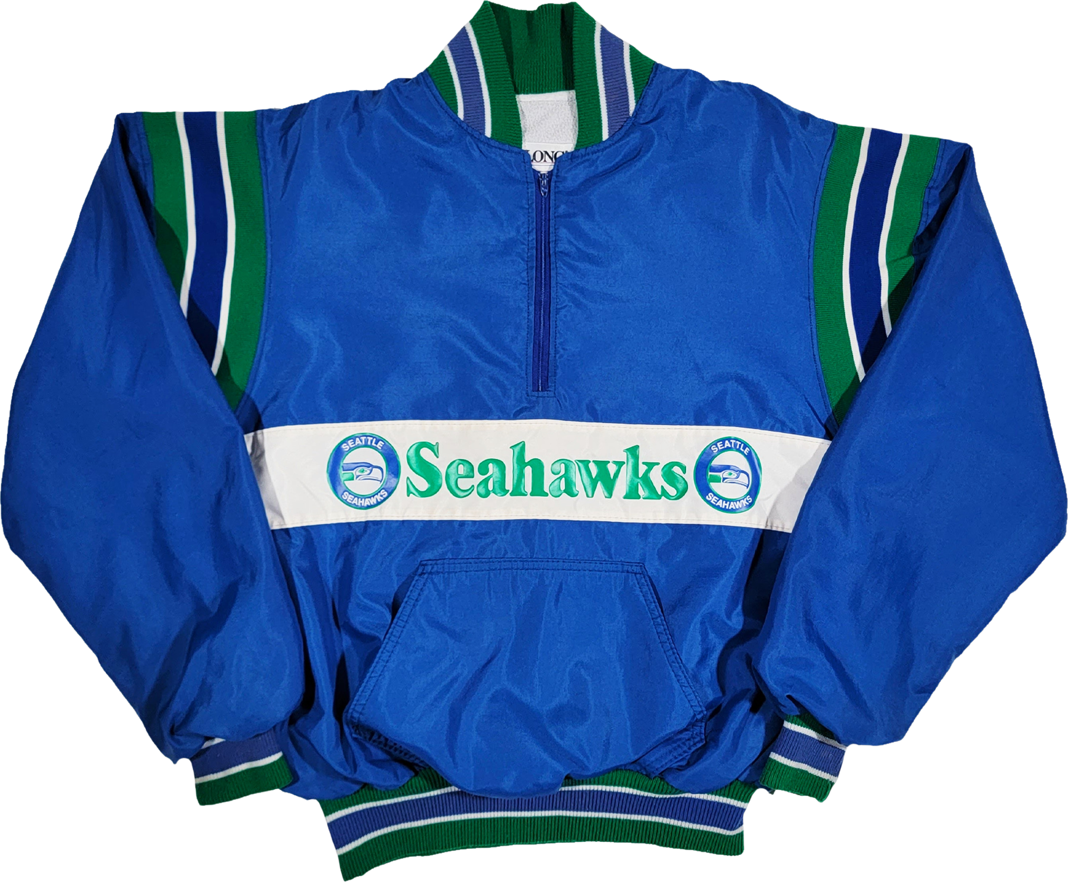 Seattle Seahawks Vintage 90's Pro Line Champion Pullover Windbreaker J –  thefuzzyfelt