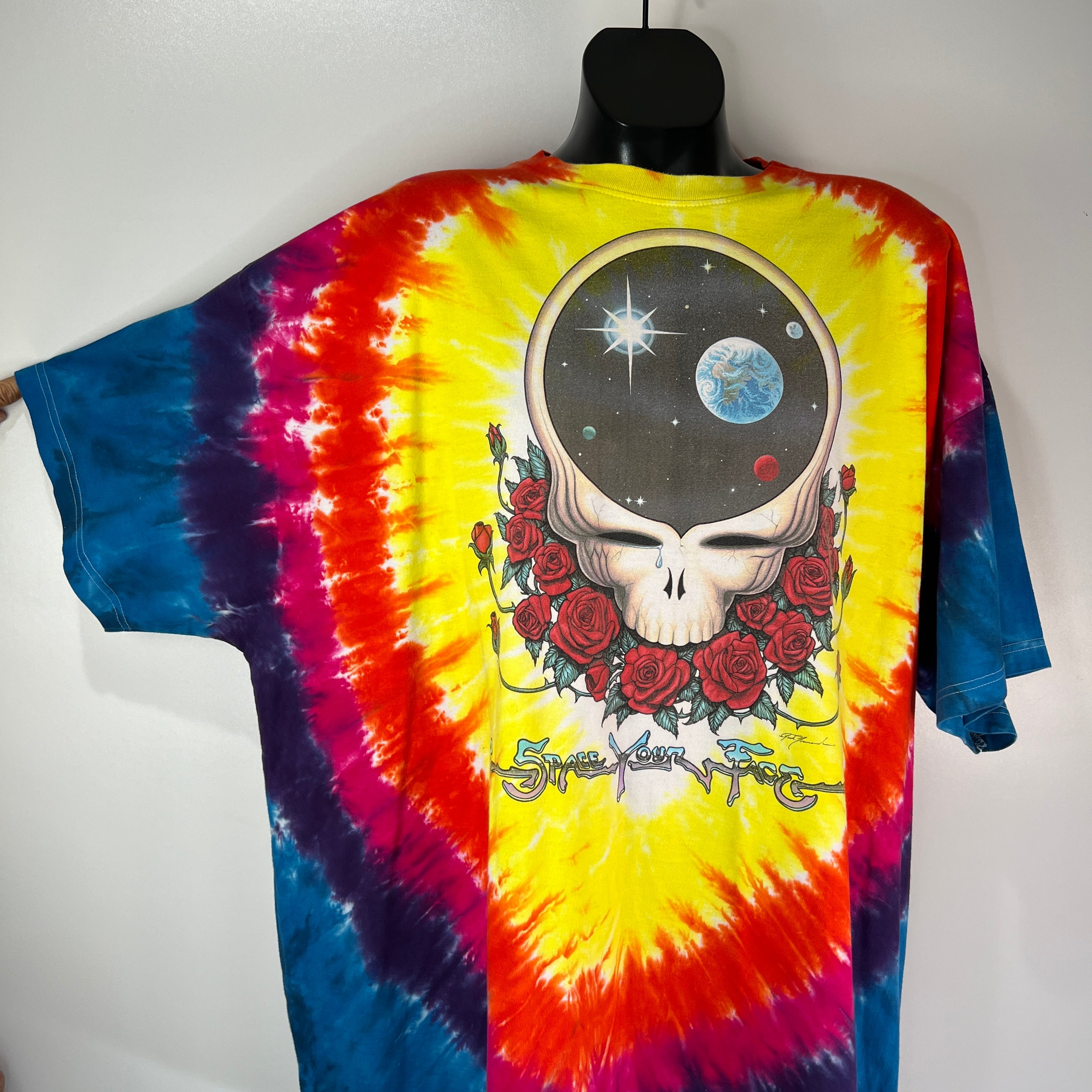 Vintage 90s Grateful Dead Band Tie Dye Tee Shirt Hippie By Blue Liquid |  Shop THRILLING