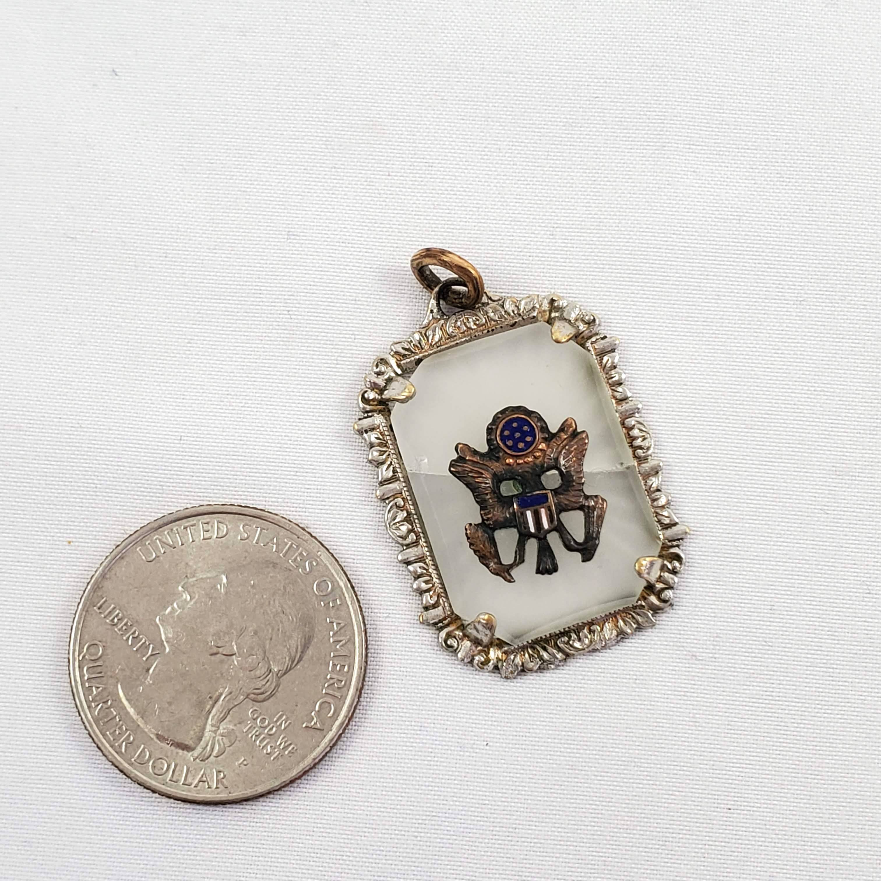Vintage 40s World War Two Us Army Sweetheart Pendant | Shop THRILLING