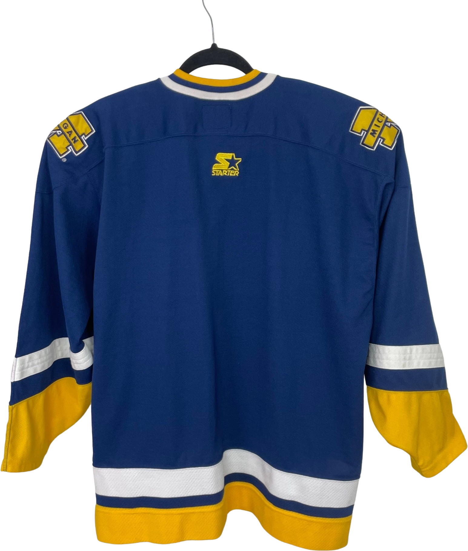 80s/90s University Of Michigan Oversized Hockey Jersey By Starter