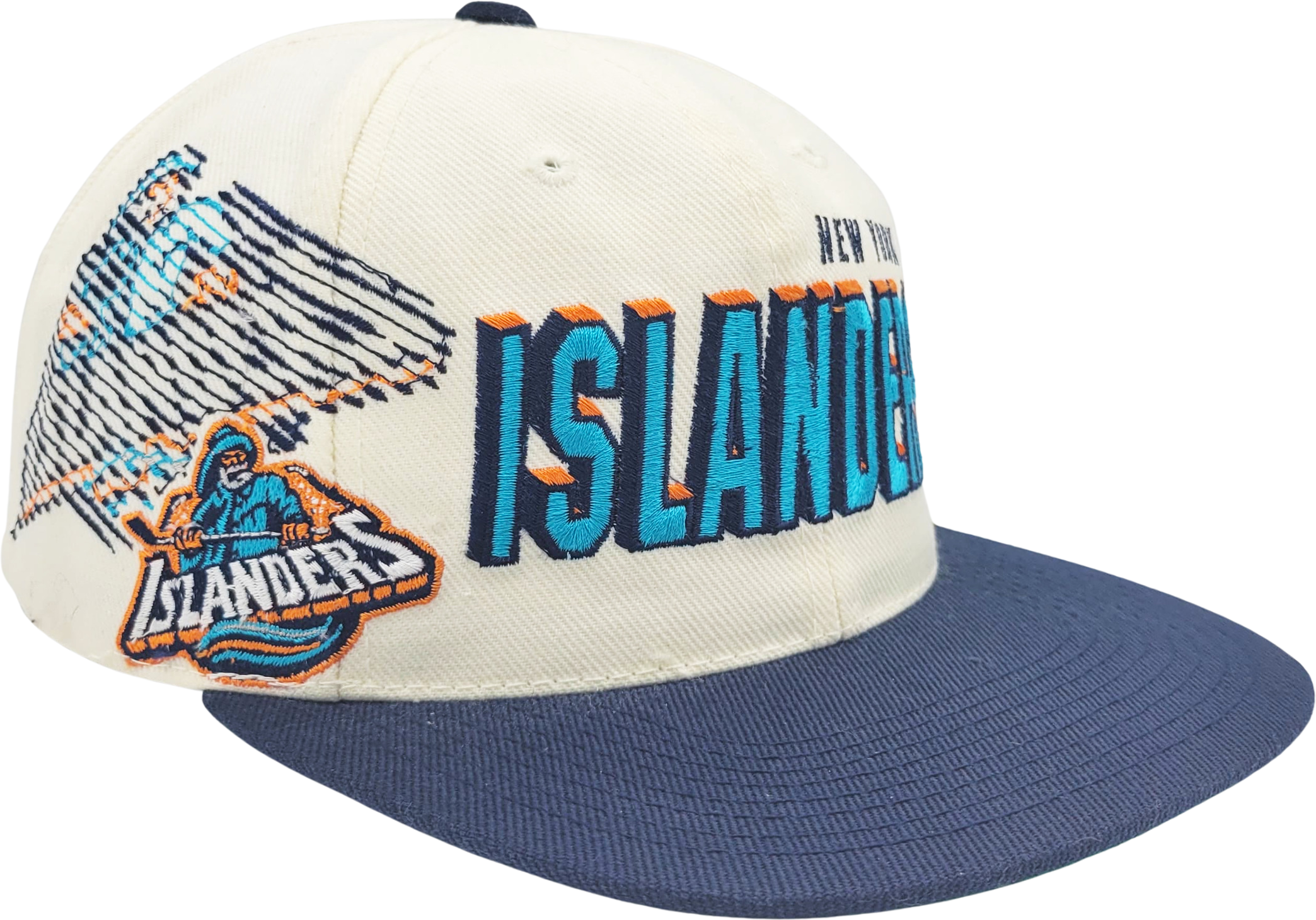 New York Islanders Starter Snapback Hockey Cap Hat Lighthouse
