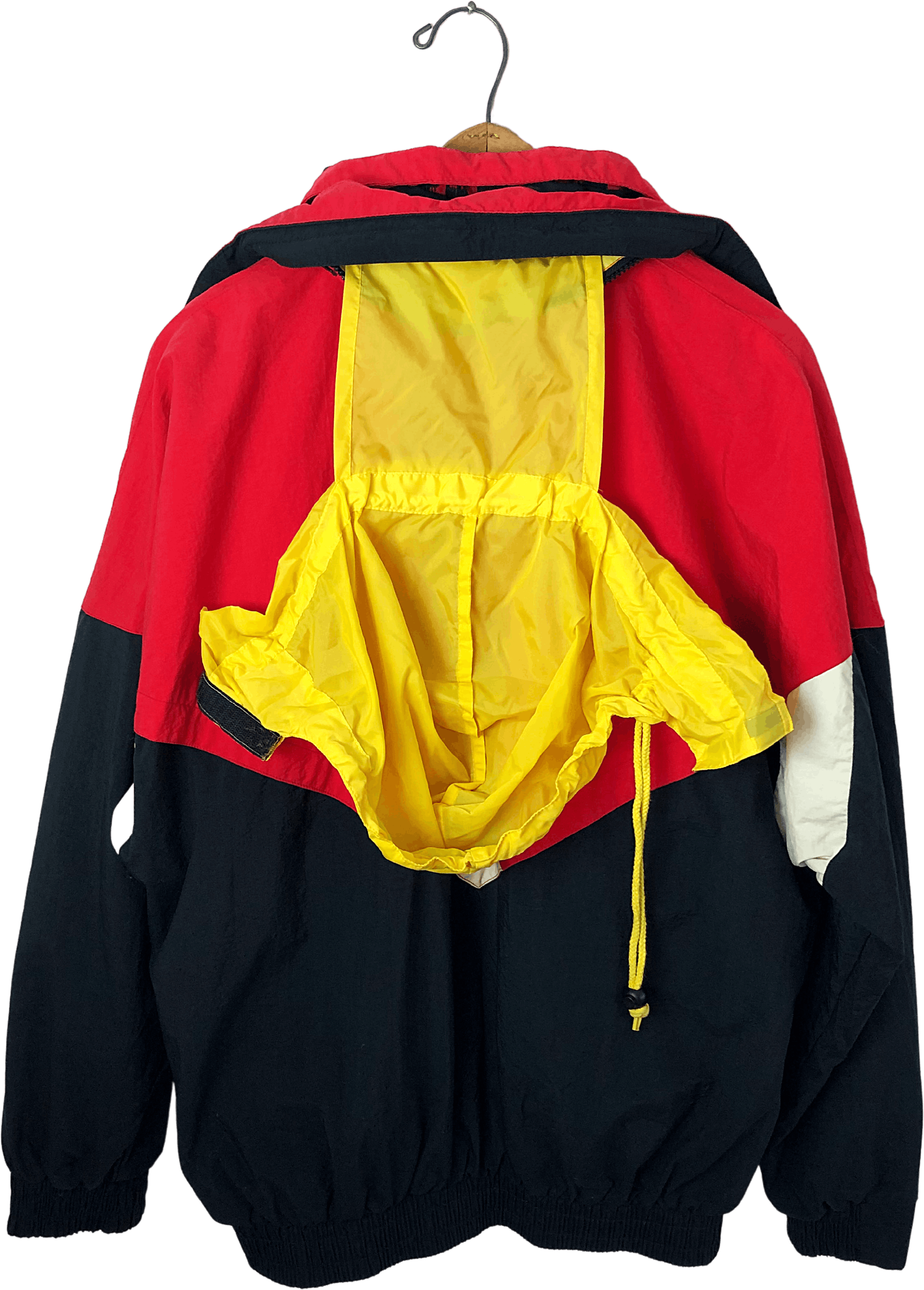 Yellow red and black 2025 windbreaker