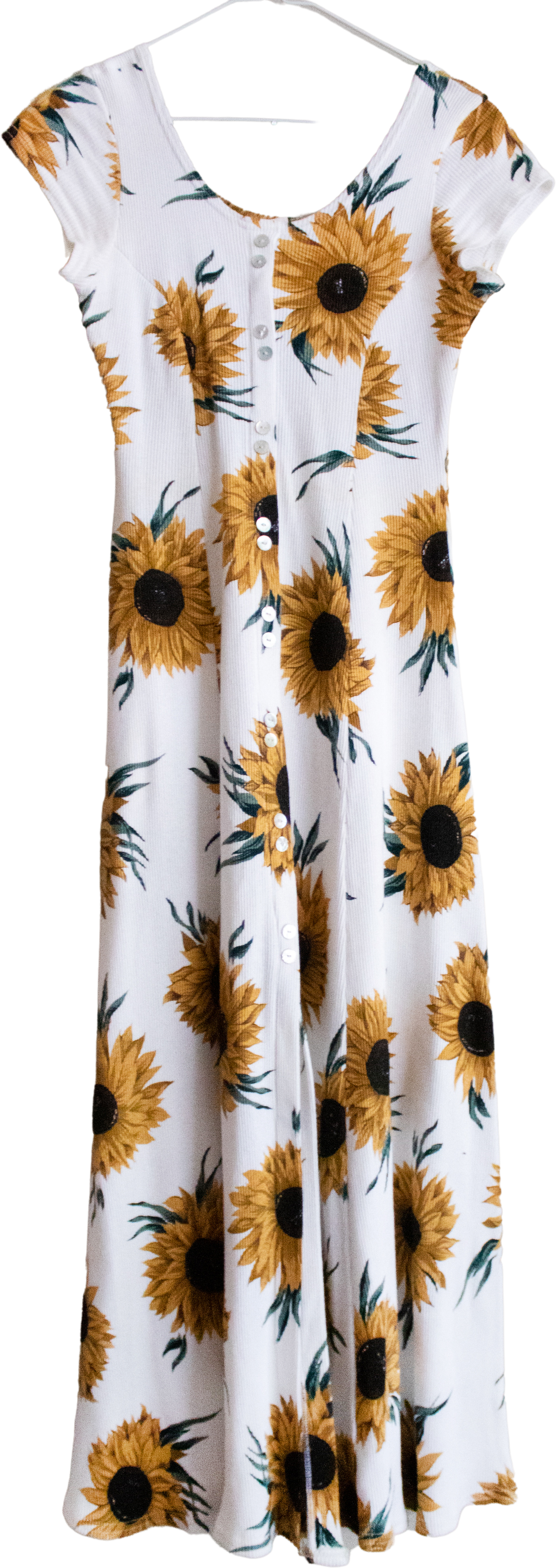 sunflower dress 90s 90s/00s Short Sleeve Patterned Sundress Medium By Feeling Good Usa From the Closet #9: Color:Custom Made(Leave note about color number from the color swatches) Discover the Twinkle Toes sizechart_scarlet-dress-size-chart