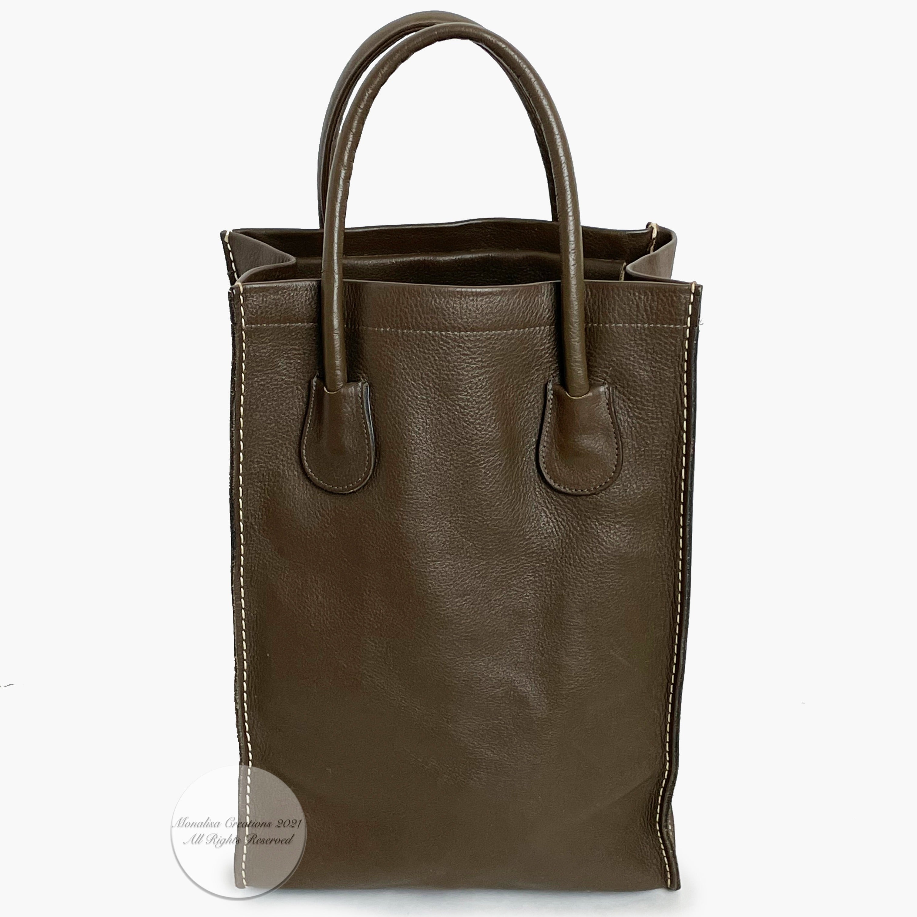 Vintage 60's Bonnie Cashin Tote Bag Leather Cashin Carry by Coach