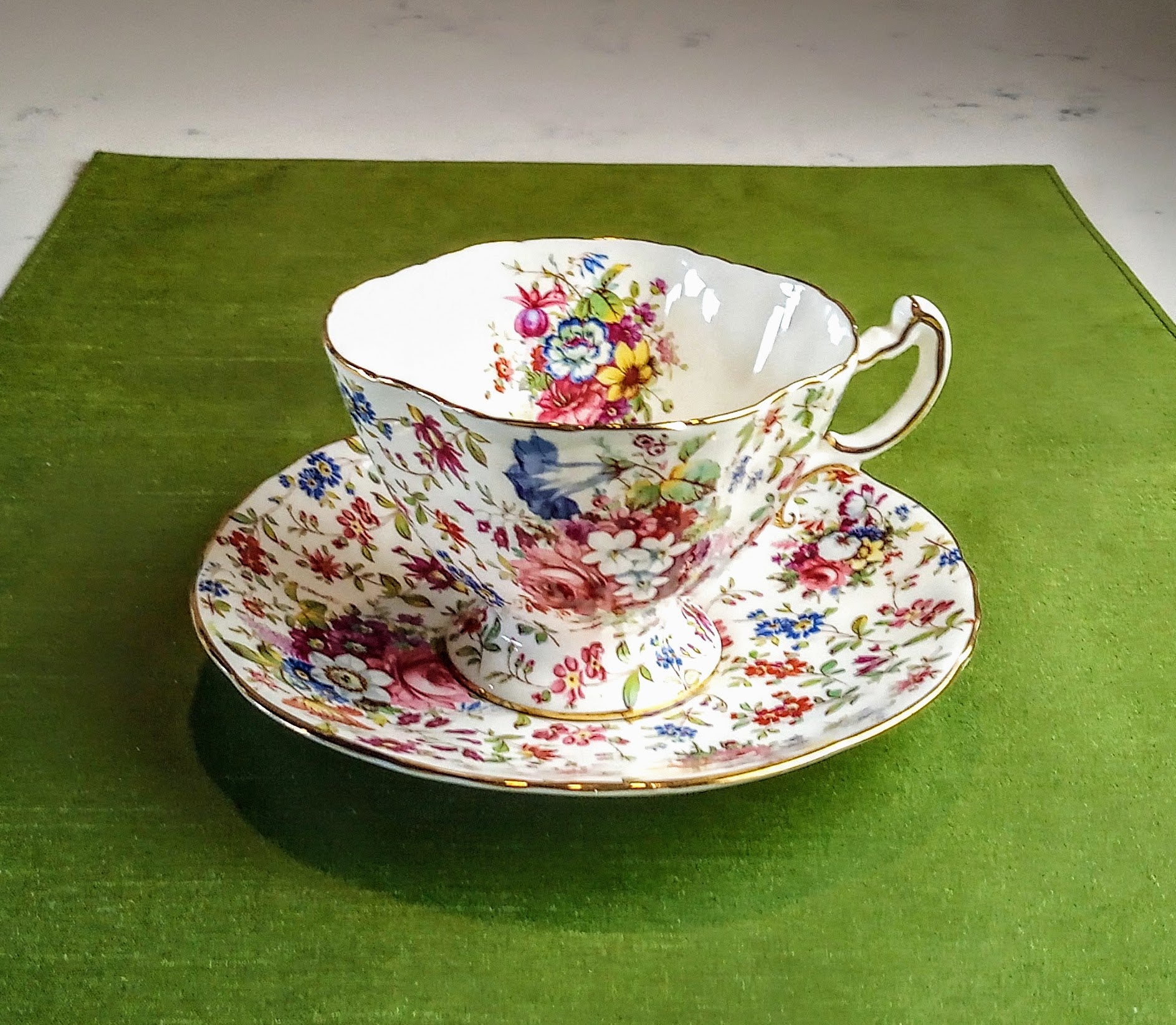 HAMMERSLEY PINK FLORAL CHINZ フローラル チンツ！付属品∶無し - 食器