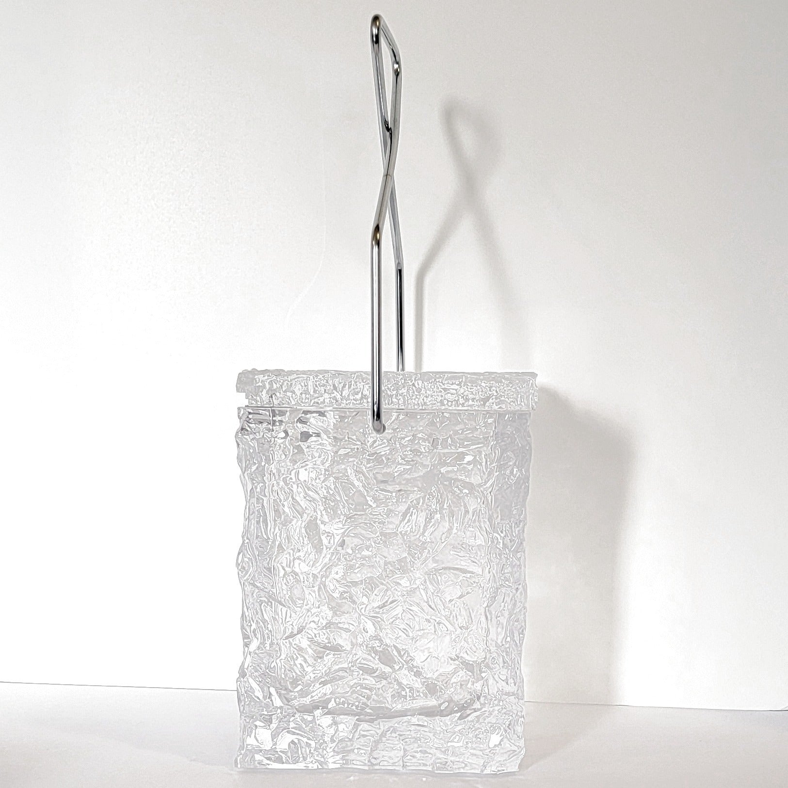 Monogram Chic Insulated Ice Bucket with Tongs (Unbreakable Acrylic)