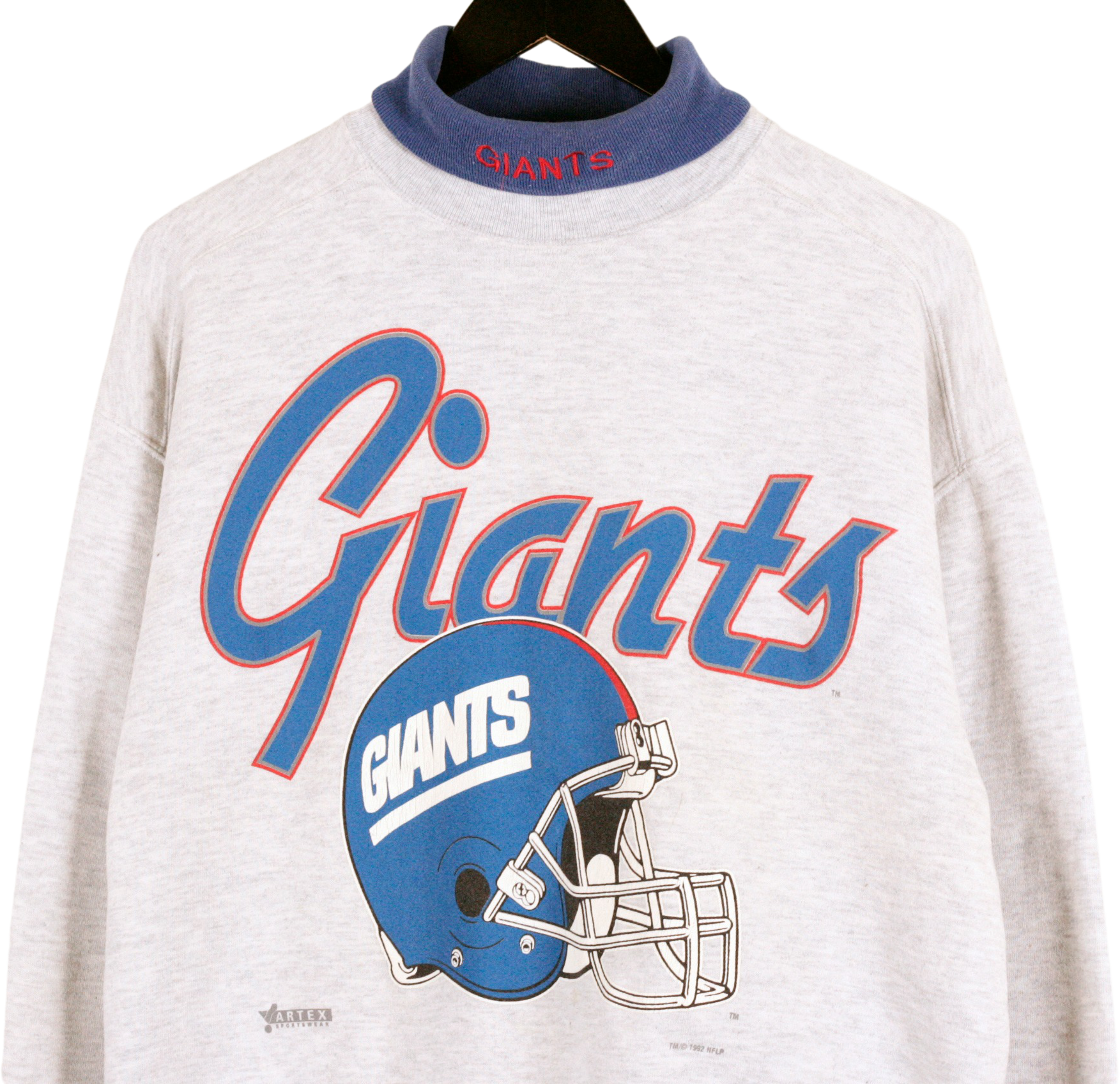 ny giants mock turtleneck