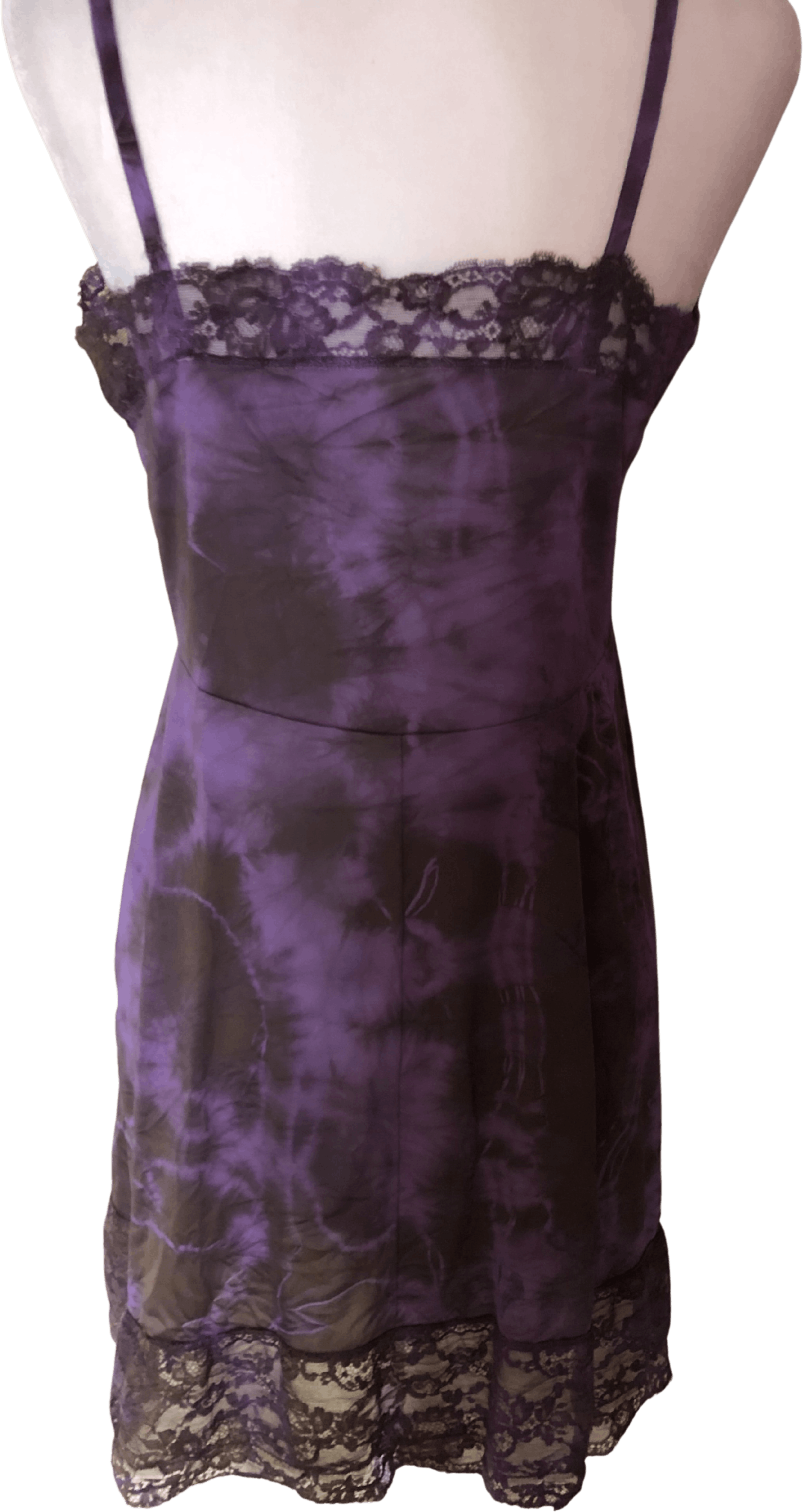 Vintage Tie Dye Slip Dress By Vassarette Shop Thrilling