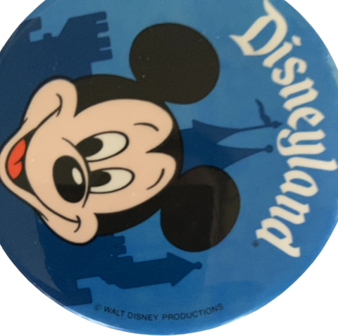 Walt Disney World Mickey Mouse Pin Back Button