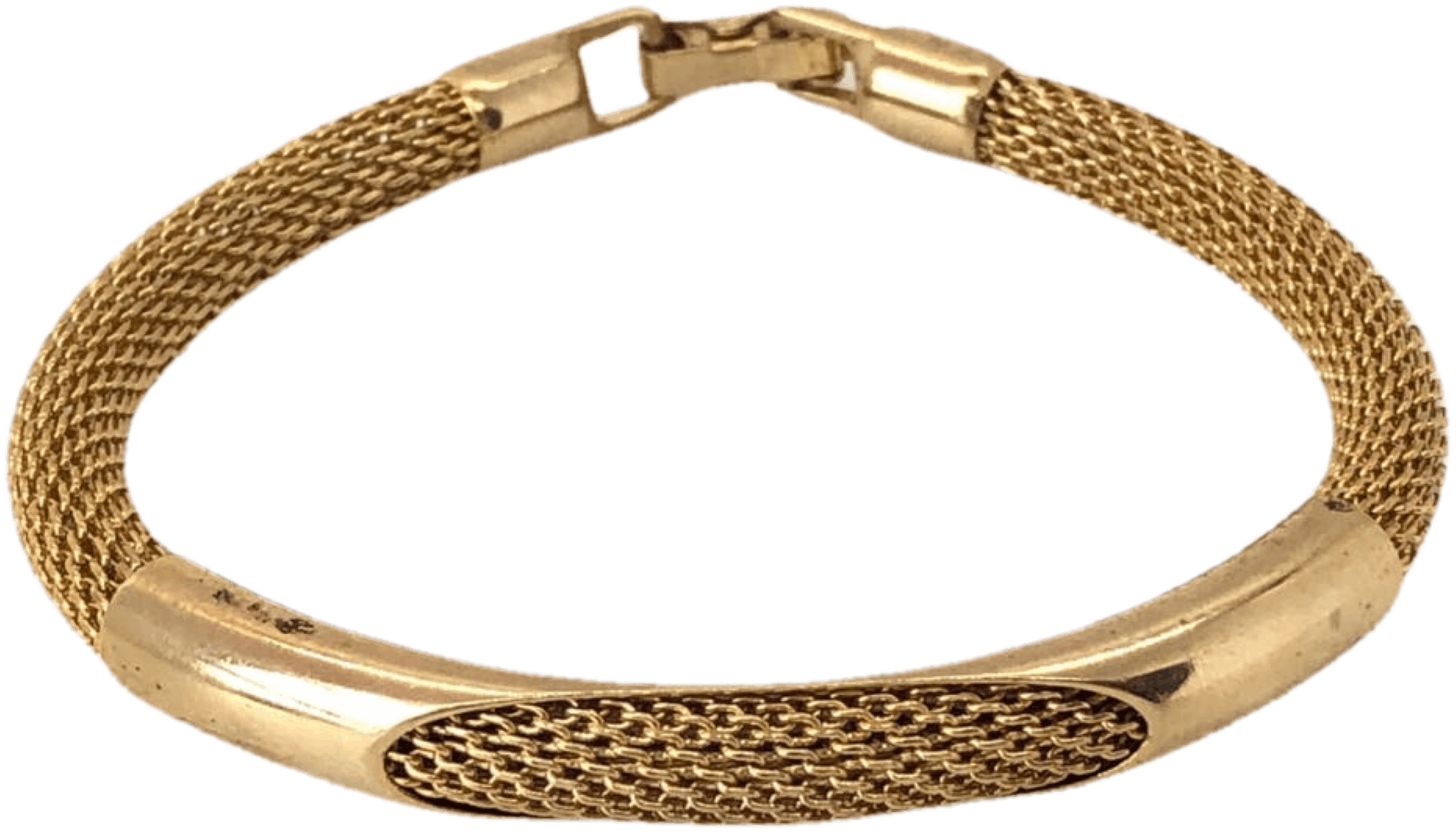 Vintage Mesh Gold Rope Style Bracelet by Avon Shop THRILLING