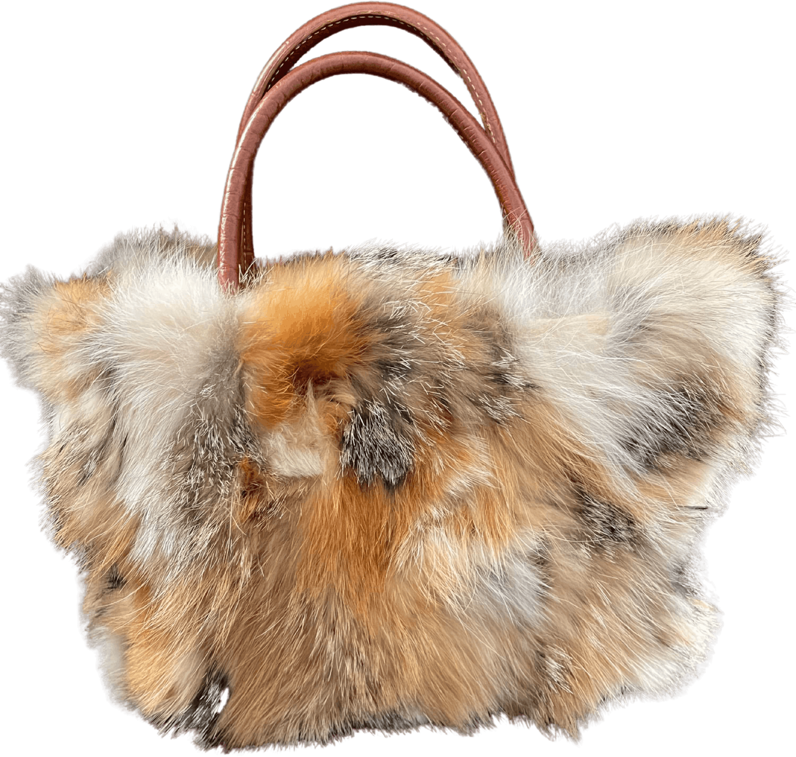 Rabbit Fur and Leather Firenze by Claudia Made in Italy Top 