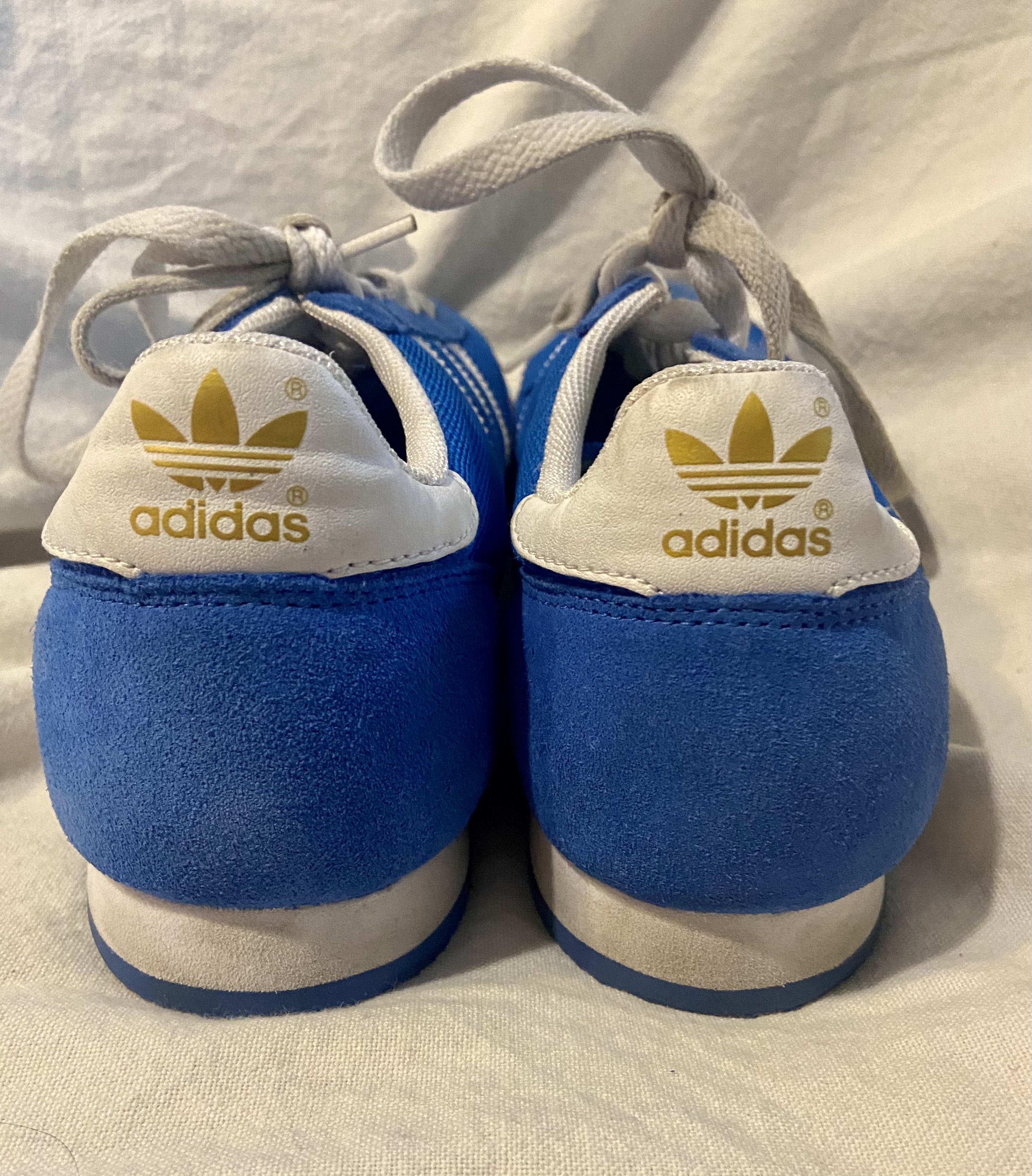 Pump hjul vitalitet Vintage 70's Blue Suede "Dragon" Sneakers by Adidas | Shop THRILLING