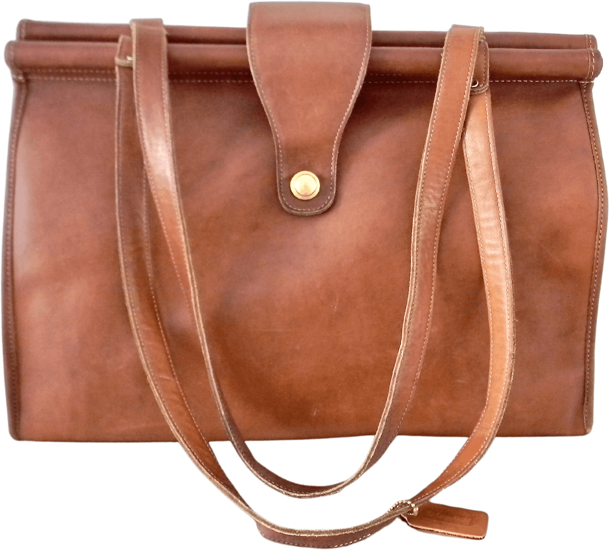 Vintage Refurbished Coach British Tan Barclay Tote by Coach Shop