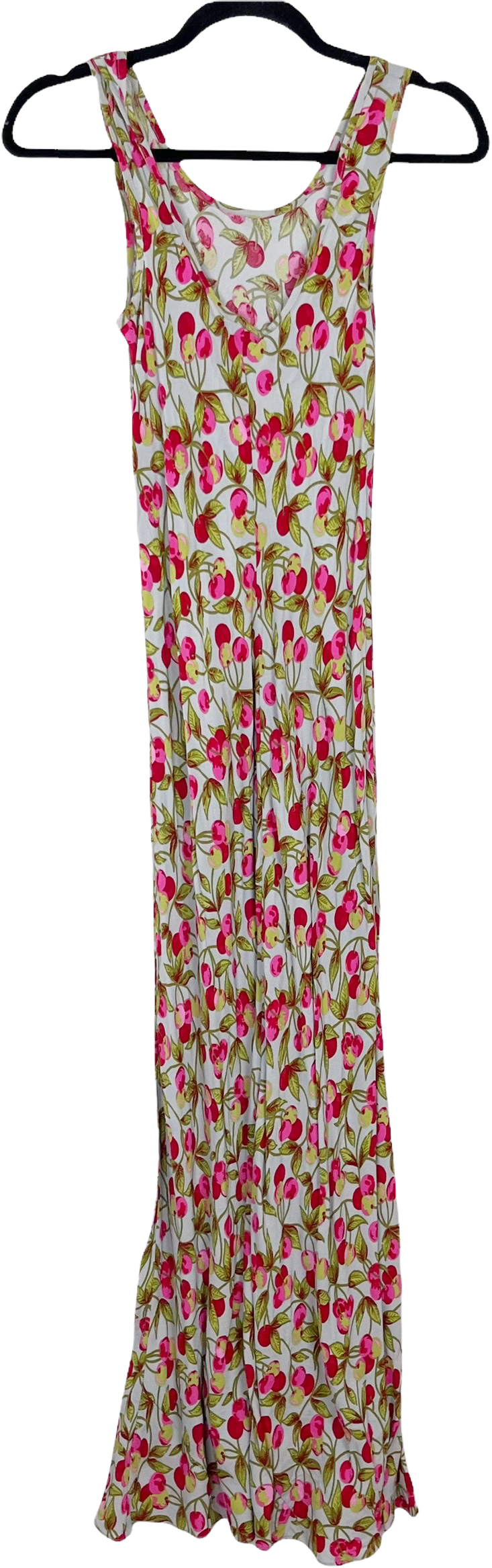 Vintage 90s Cherry Print Sleevless Maxi Dress By Betsey Johnson | Shop THRILLING Vintage 90s Cherry Print Sleevless Maxi Dress By Betsey Johnson | Shop THRILLING