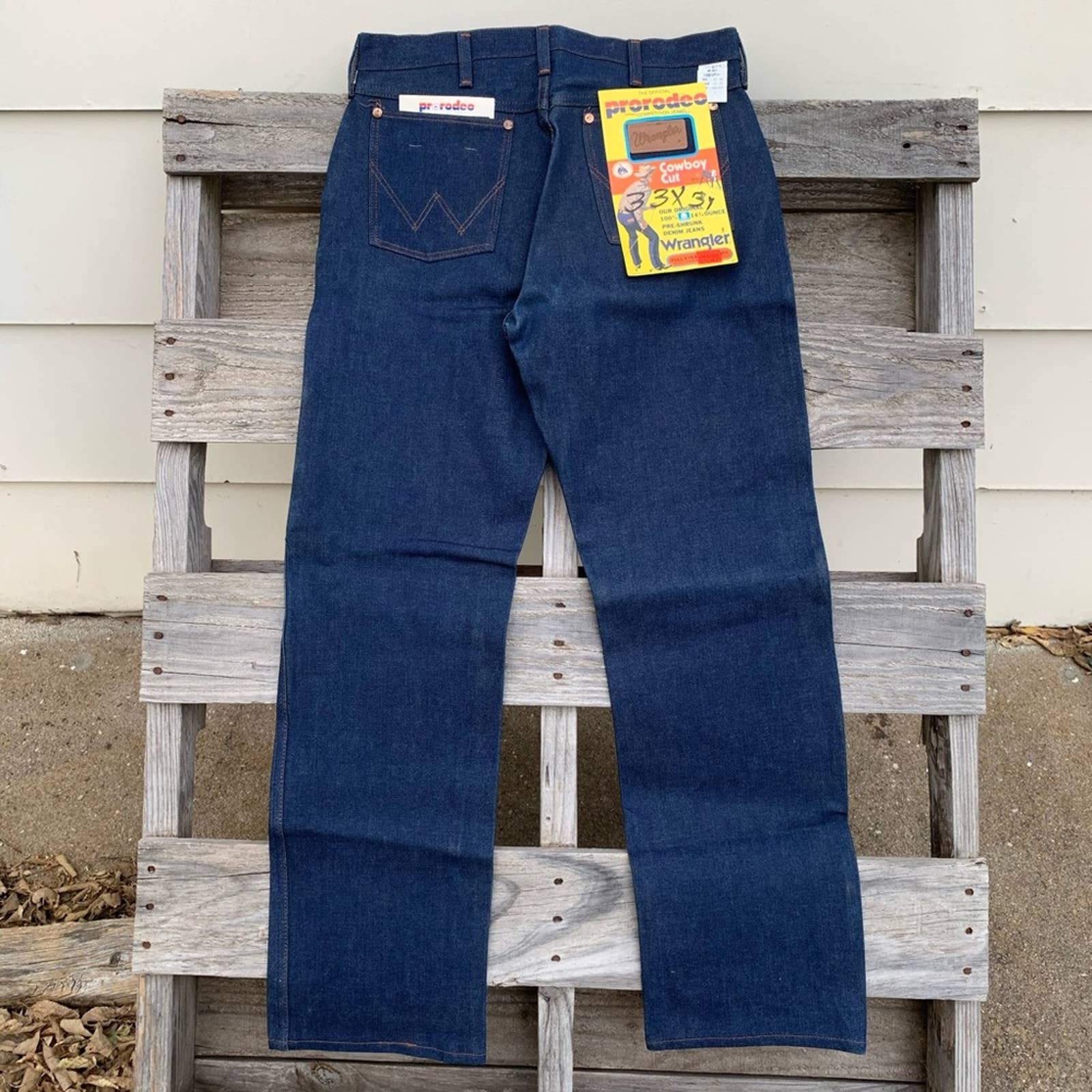 Vintage Wrangler high shops rise wedgie cowboy cut jeans