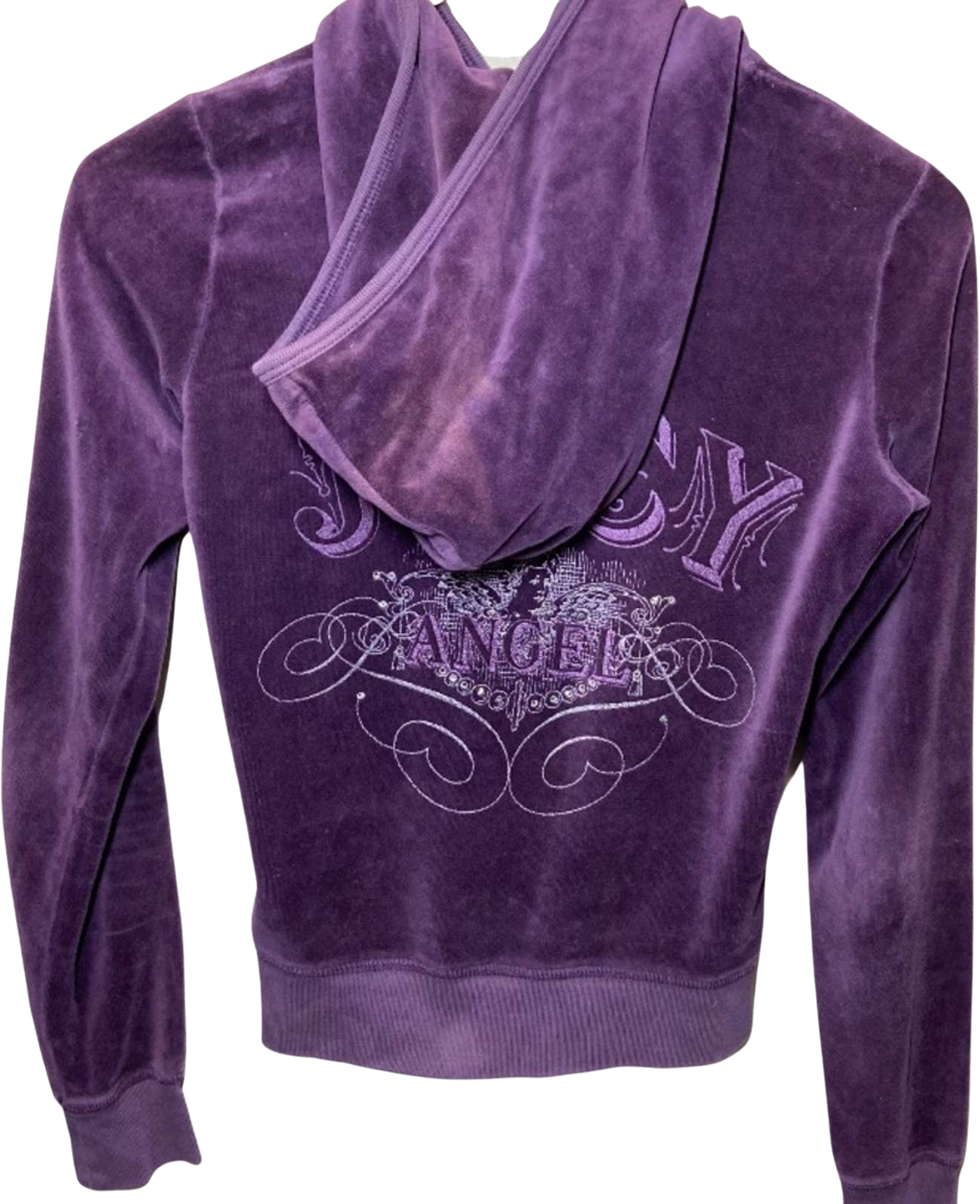 Vintage Juicy Couture Velour Jacket Juicy Baby Purple Stud by Juicy Couture Shop THRILLING