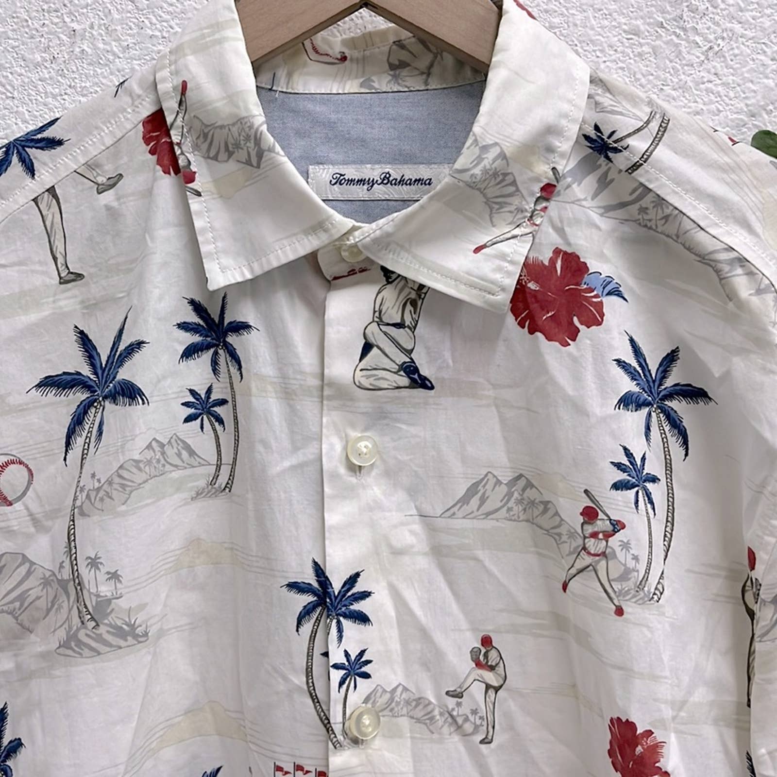 Vintage Tommy Bahama Mlb Load The Palms Camp Shirt Kc Royals Kansas City  Baseb | Shop THRILLING