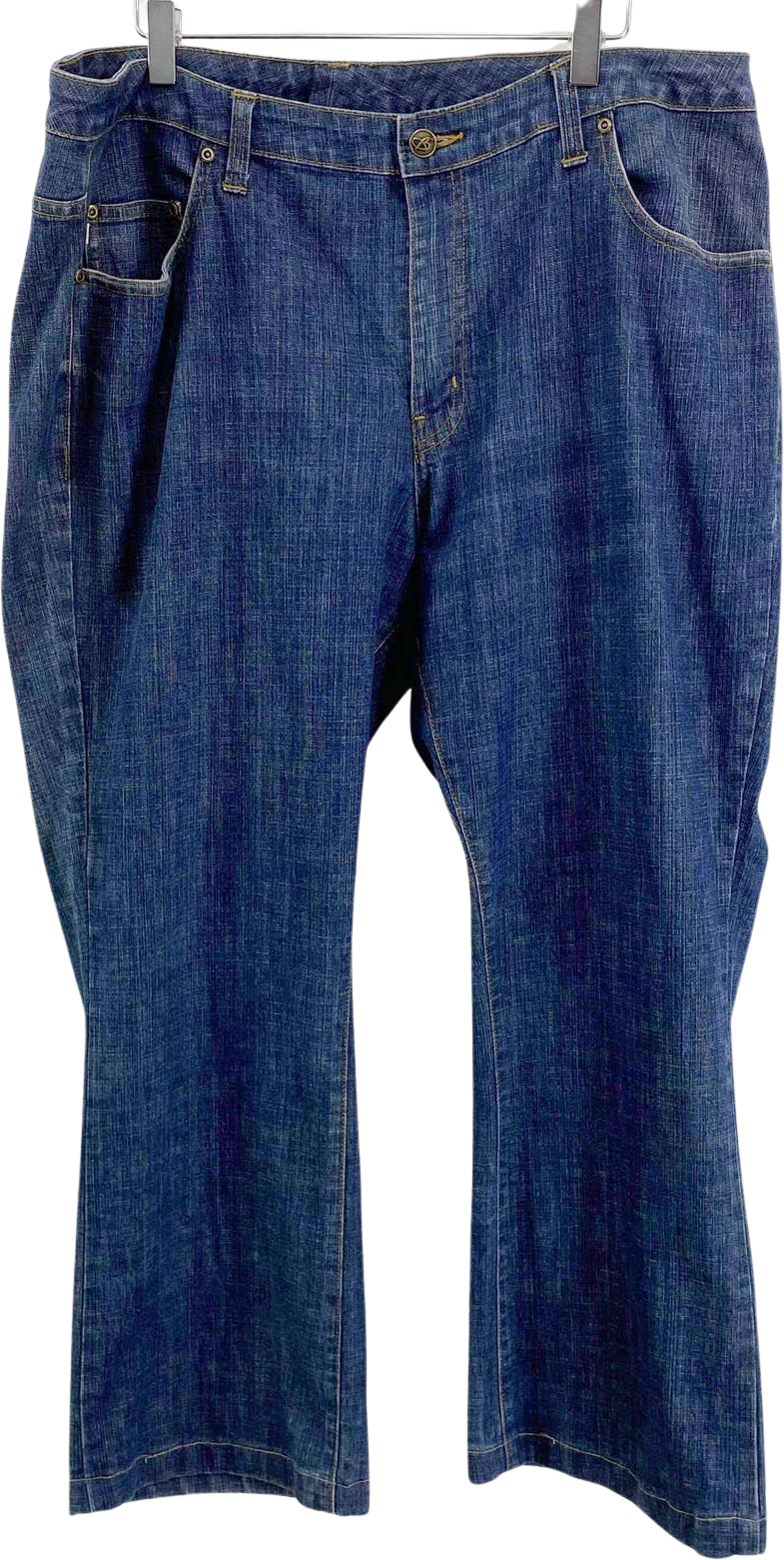 BOBBIE BROOKS Vintage 90s Midwash Flare Leg 2024 Denim Jeans