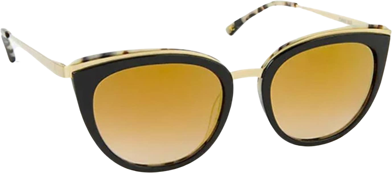 Johnny store Was Grace Cat Eye Sunglasses Rose Fade Tortoise Gold Black