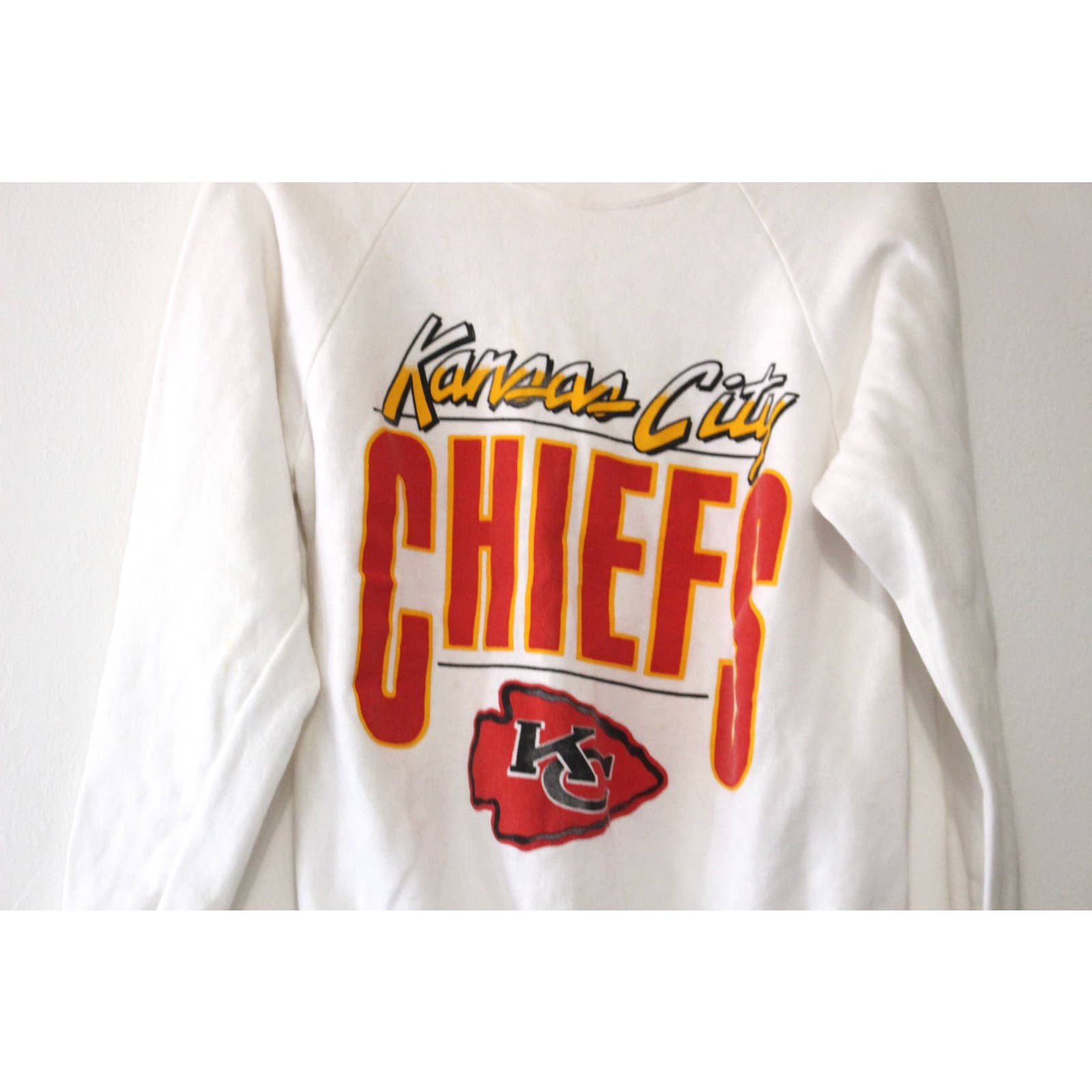 Vintage Kansas City Chiefs Hoodie Sweatshirt Champion Reverse