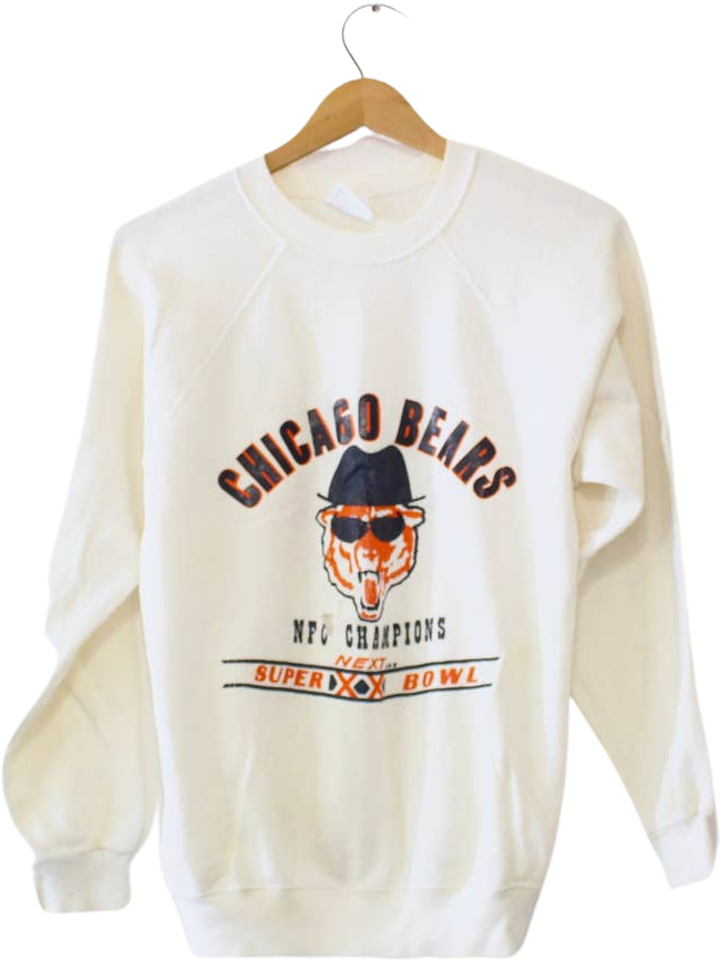 Isochrone Vintage Chicago Bears Football Super Bowl XX T Shirt Large