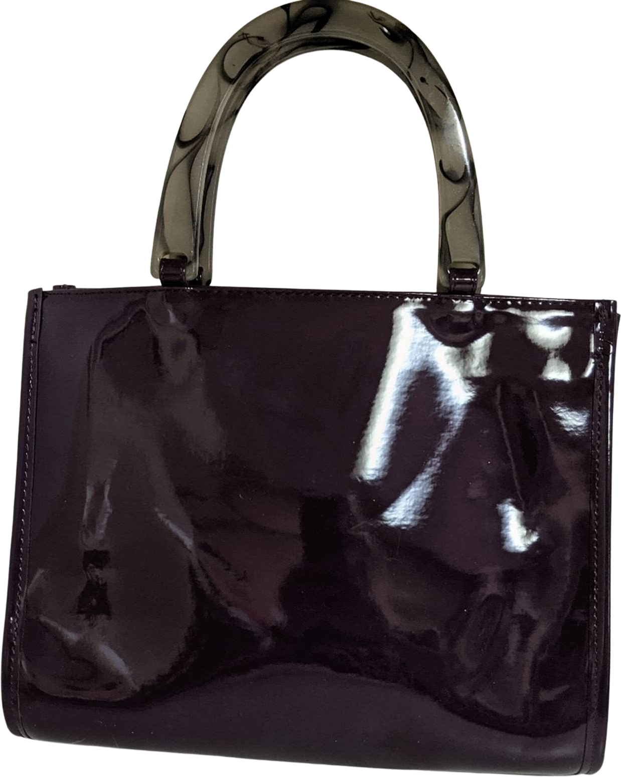 Neiman Marcus Totebag With Logo See Thru Vinyl Black Handles 